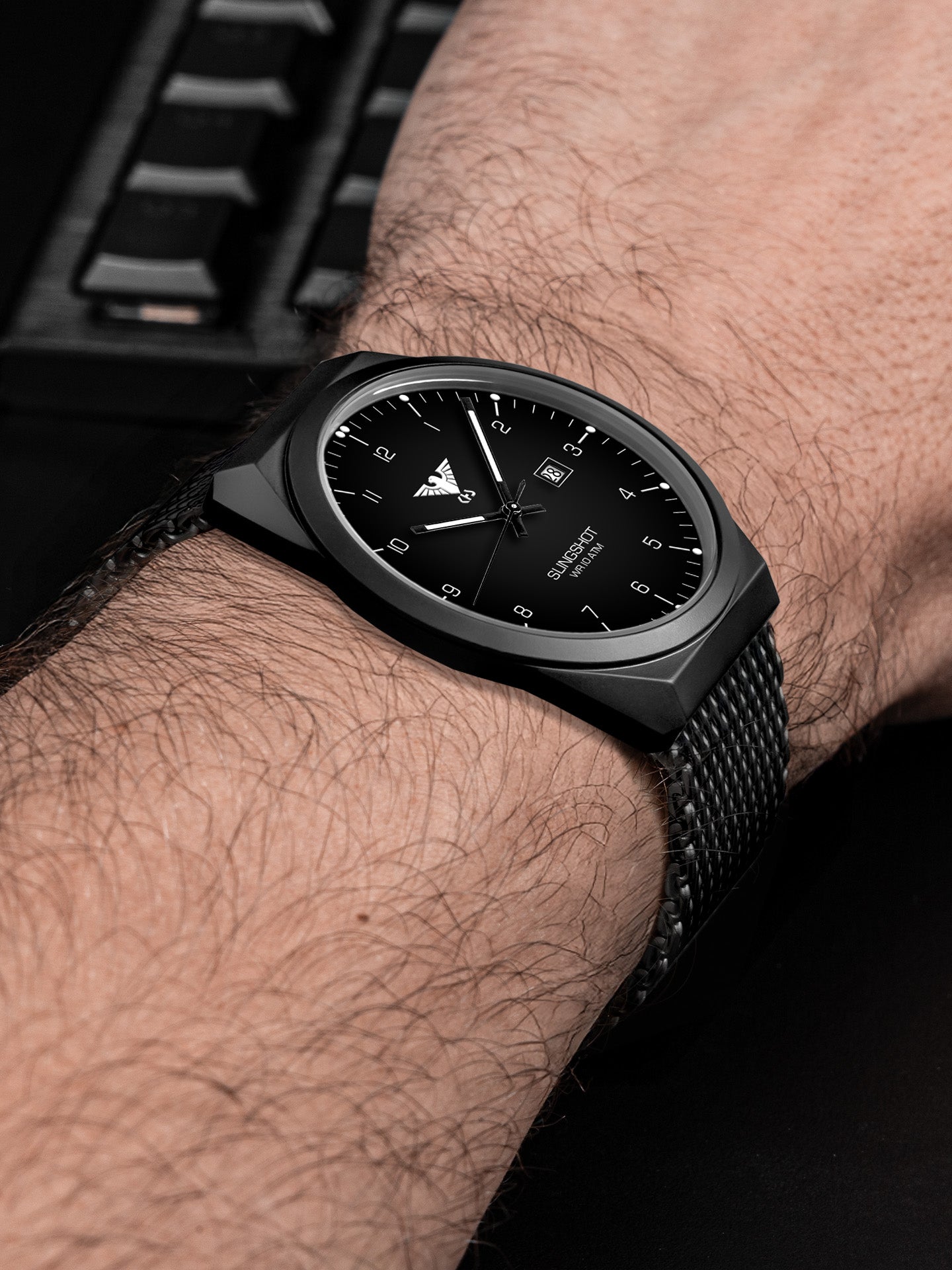 Slingshot Black Steel