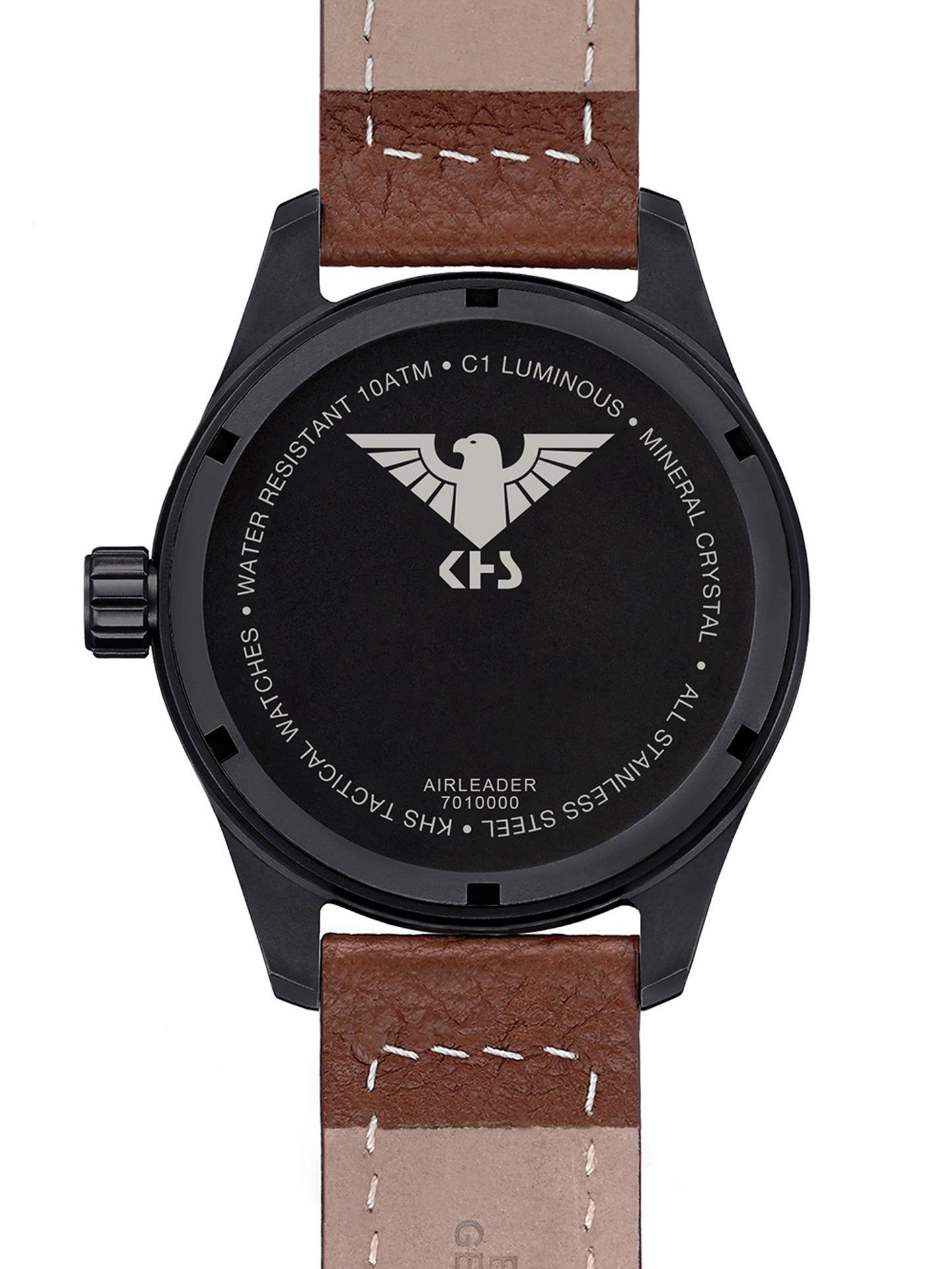 AIRLEADER | Quartz Analog | Black Steel