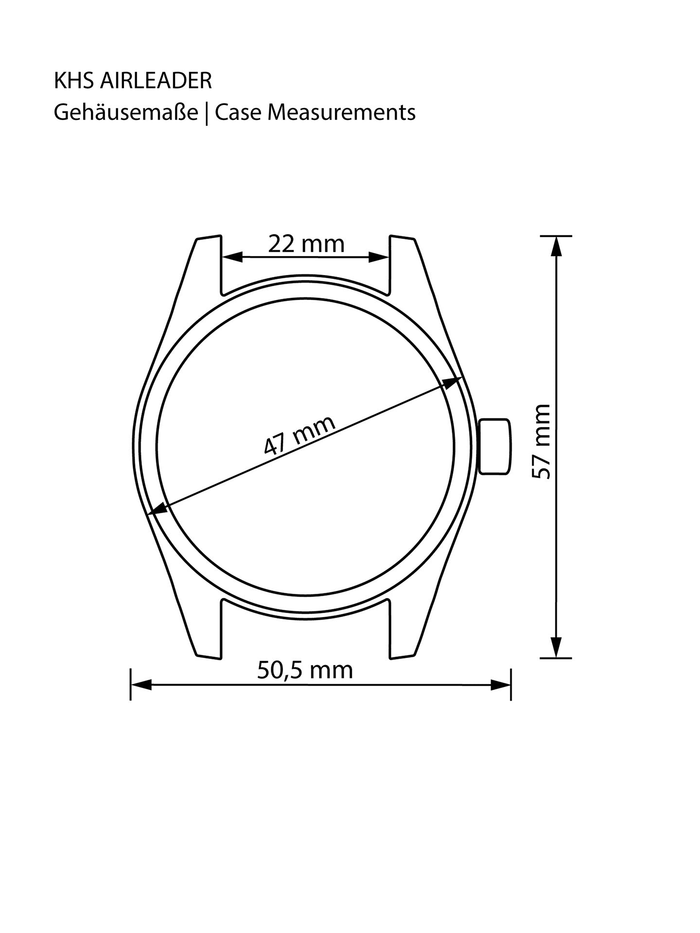 AIRLEADER | Quartz Analog | Black Steel