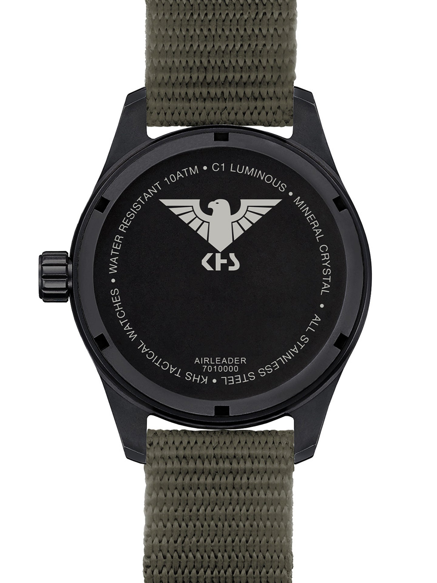 AIRLEADER | Quartz Analog | Black Steel