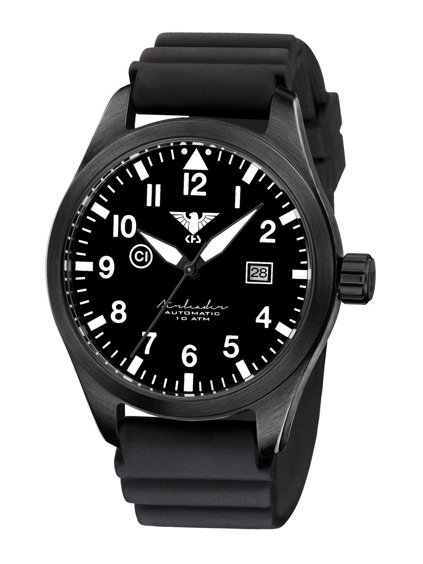 AIRLEADER | Automatic Analog | Black Steel