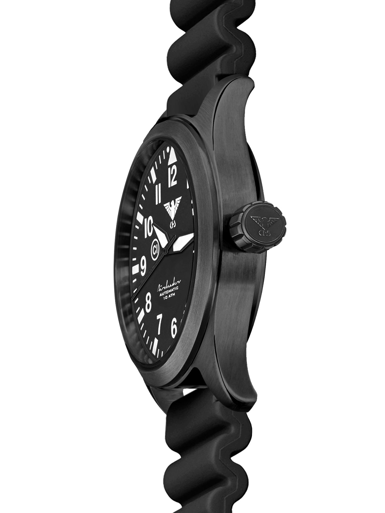 AIRLEADER | Automatic Analog | Black Steel