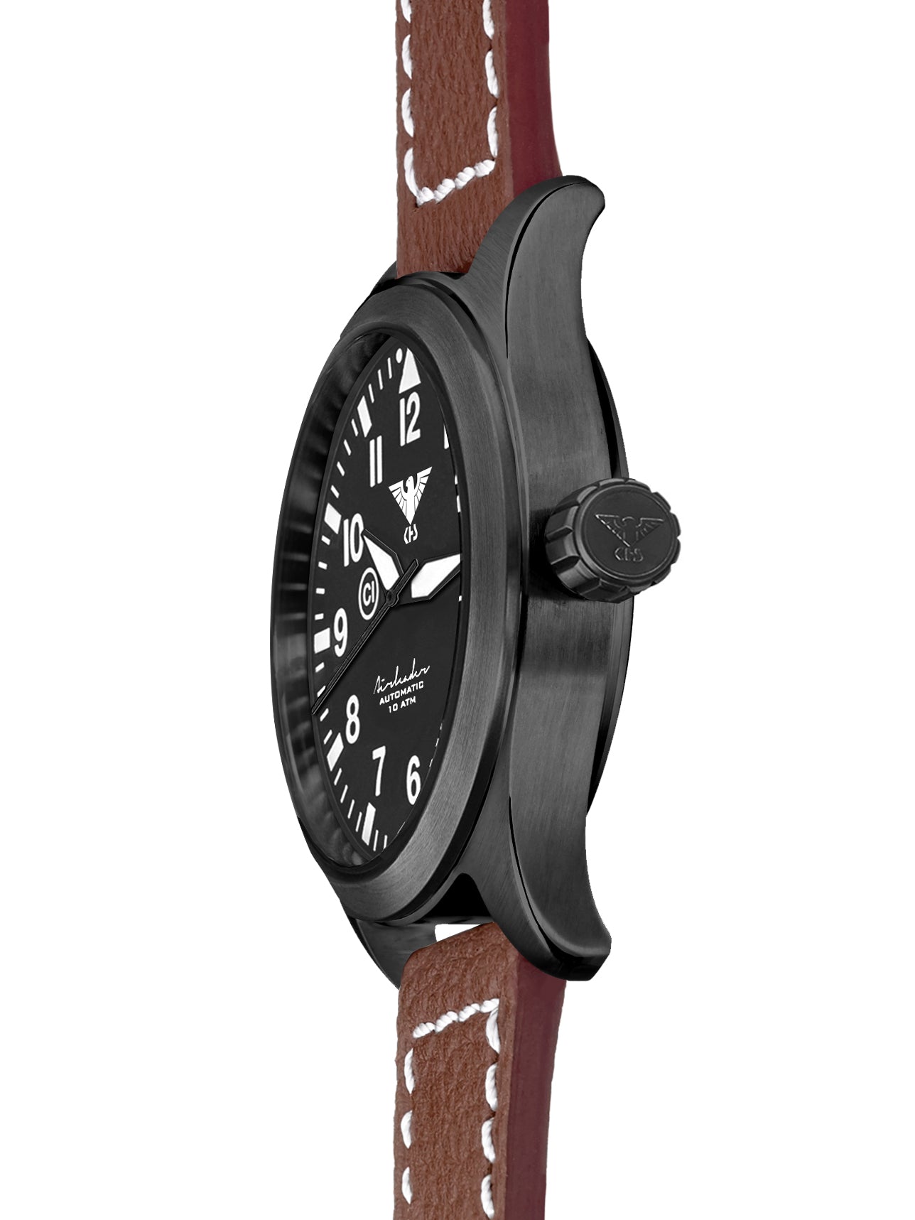 AIRLEADER | Automatic Analog | Black Steel