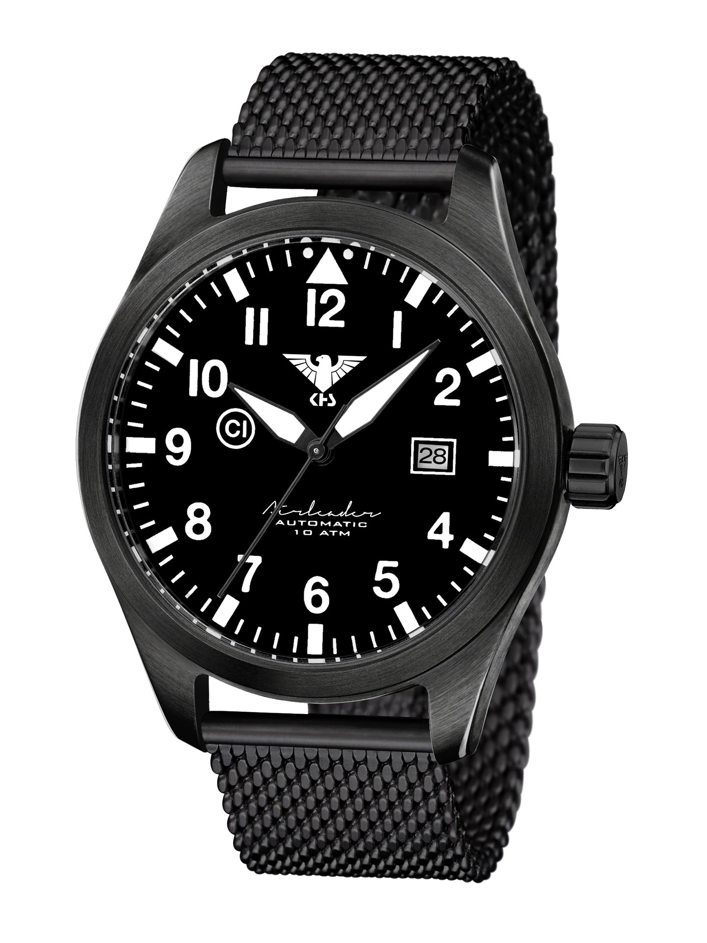 AIRLEADER | Automatic Analog | Black Steel