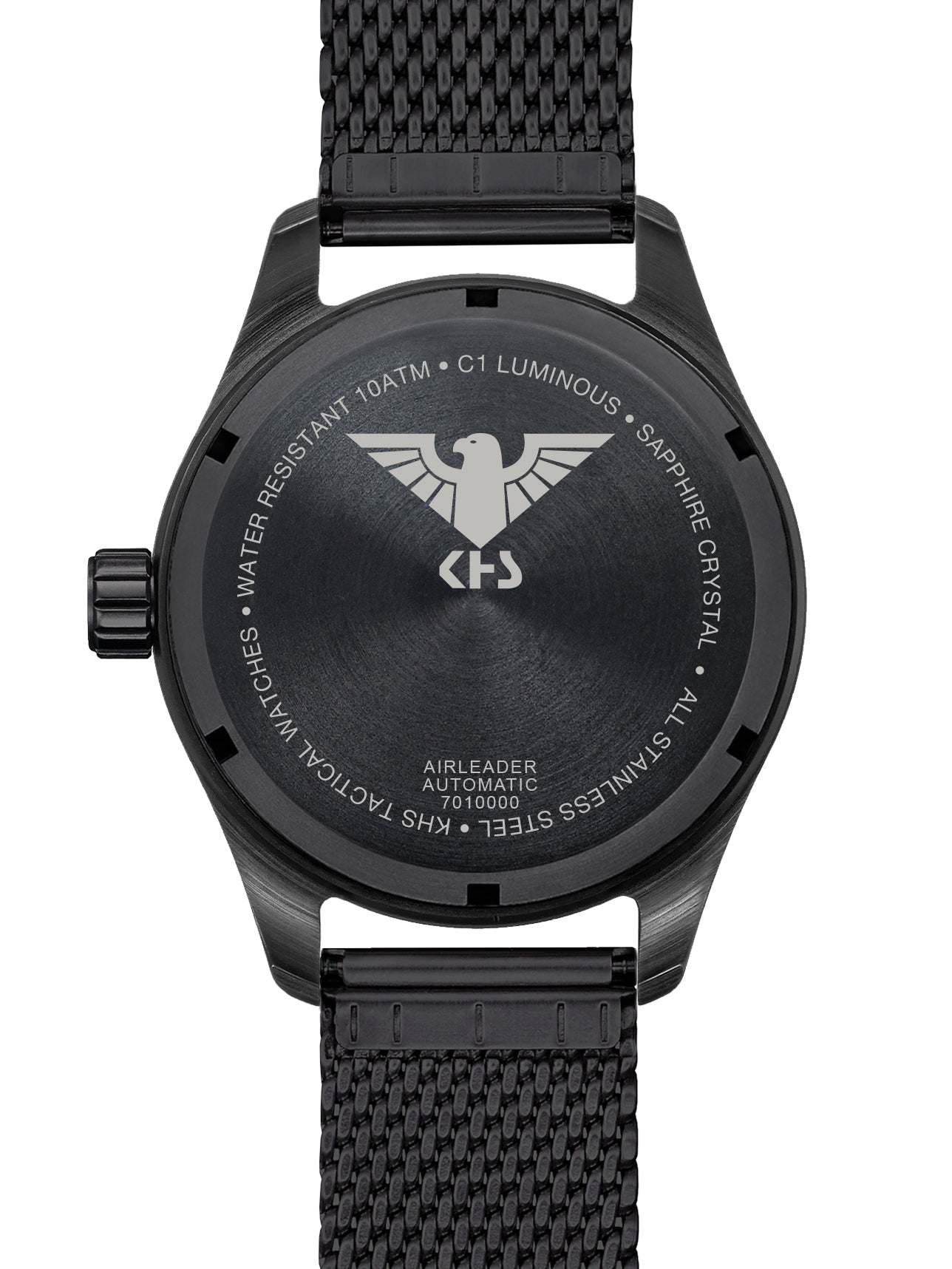 AIRLEADER | Automatic Analog | Black Steel