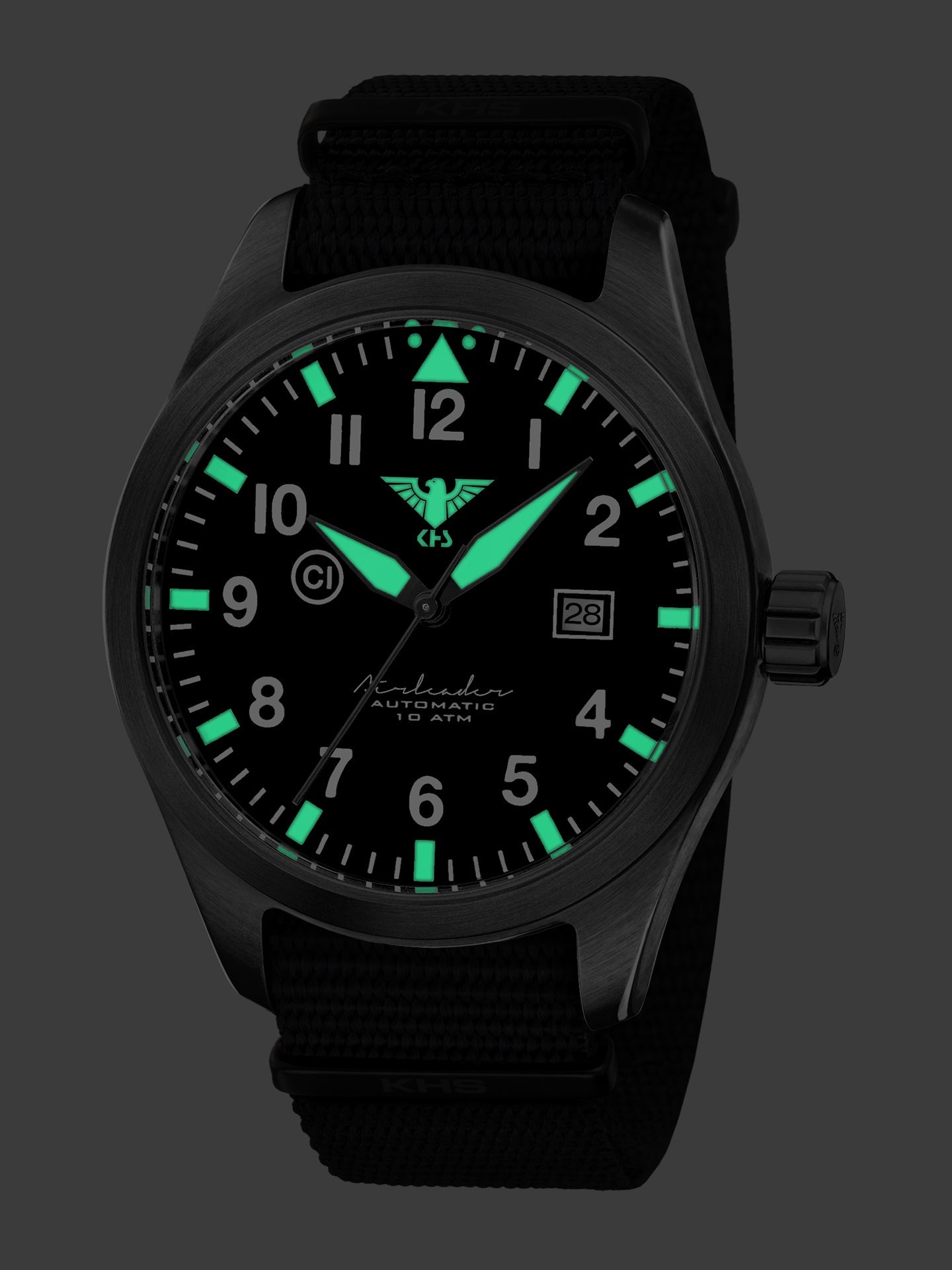 AIRLEADER | Automatic Analog | Black Steel
