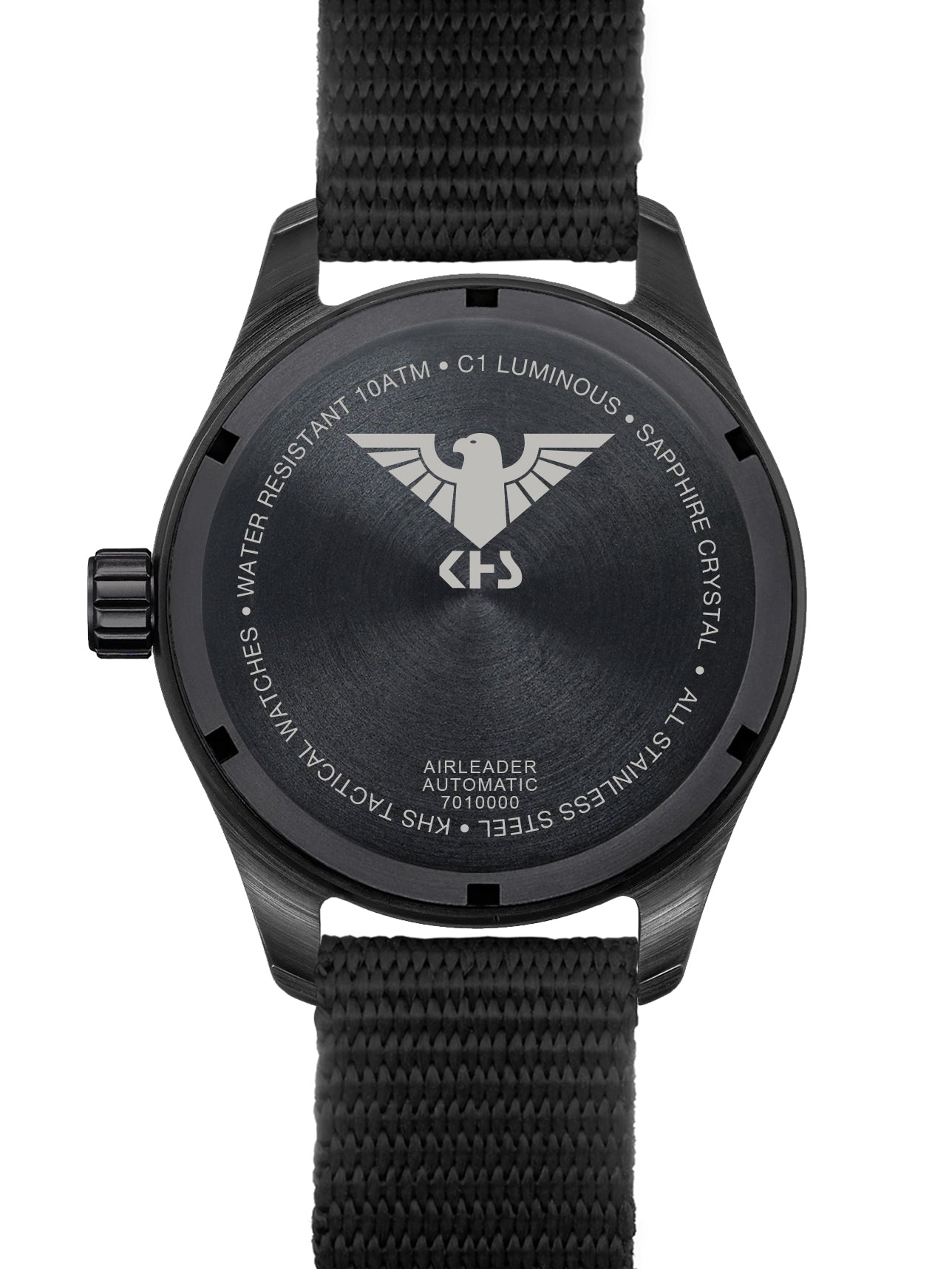 AIRLEADER | Automatic Analog | Black Steel