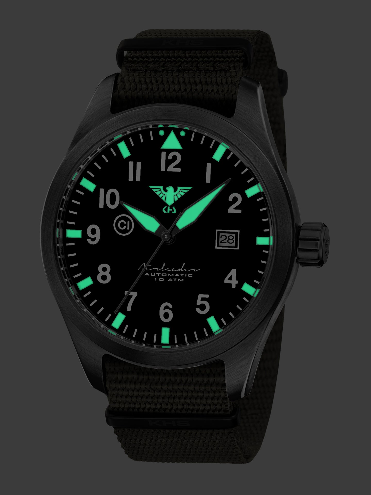 AIRLEADER | Automatic Analog | Black Steel