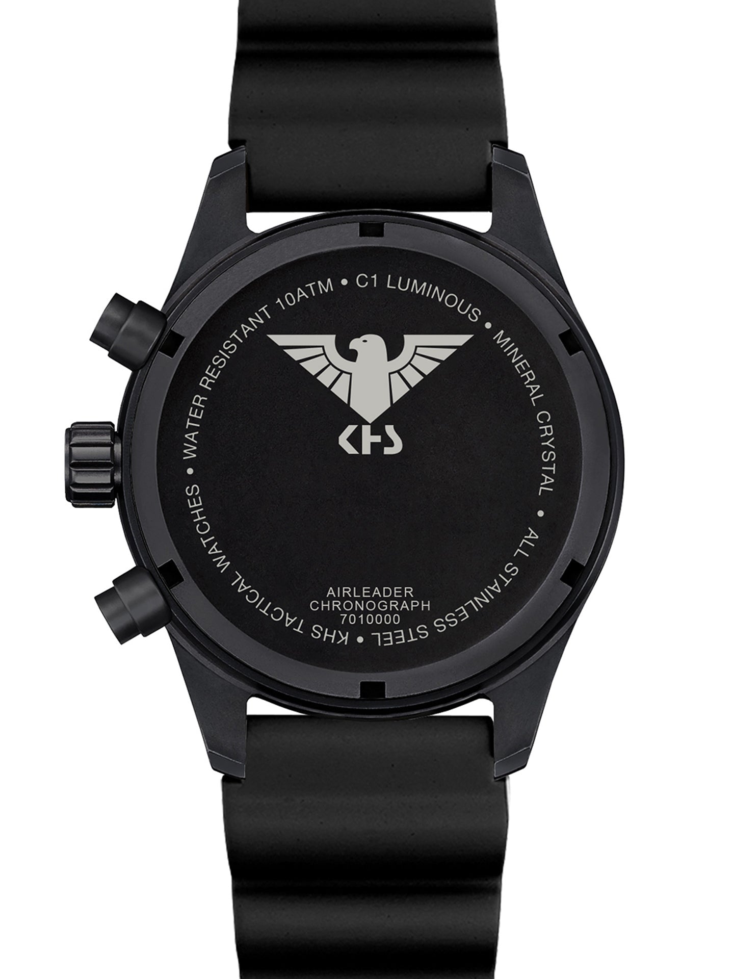AIRLEADER | Quarz Chronograph | Black Steel