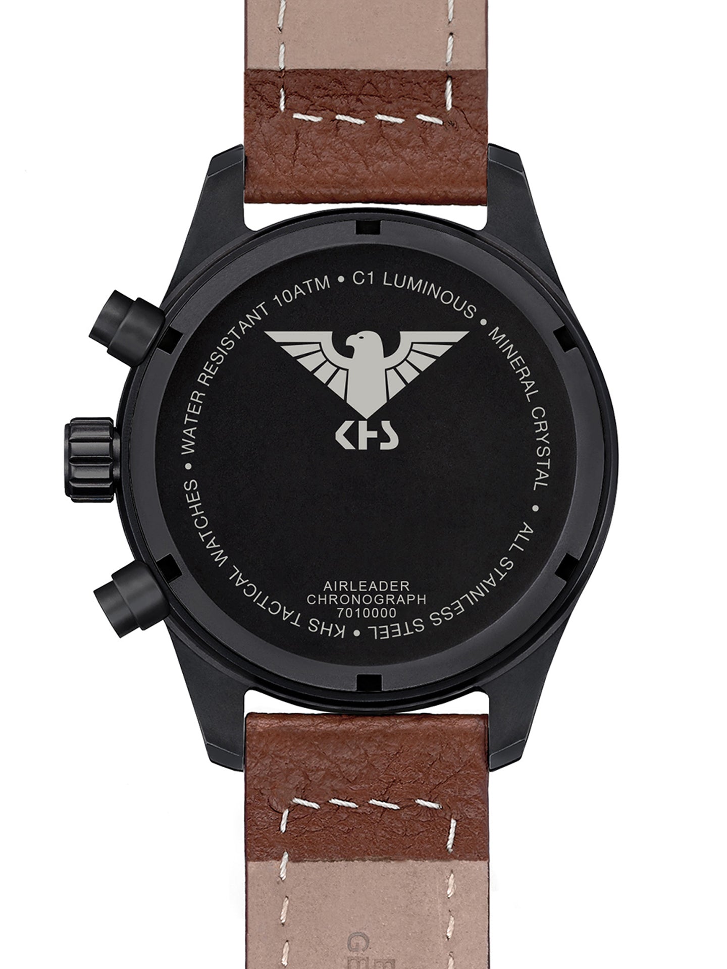 AIRLEADER | Quarz Chronograph | Black Steel