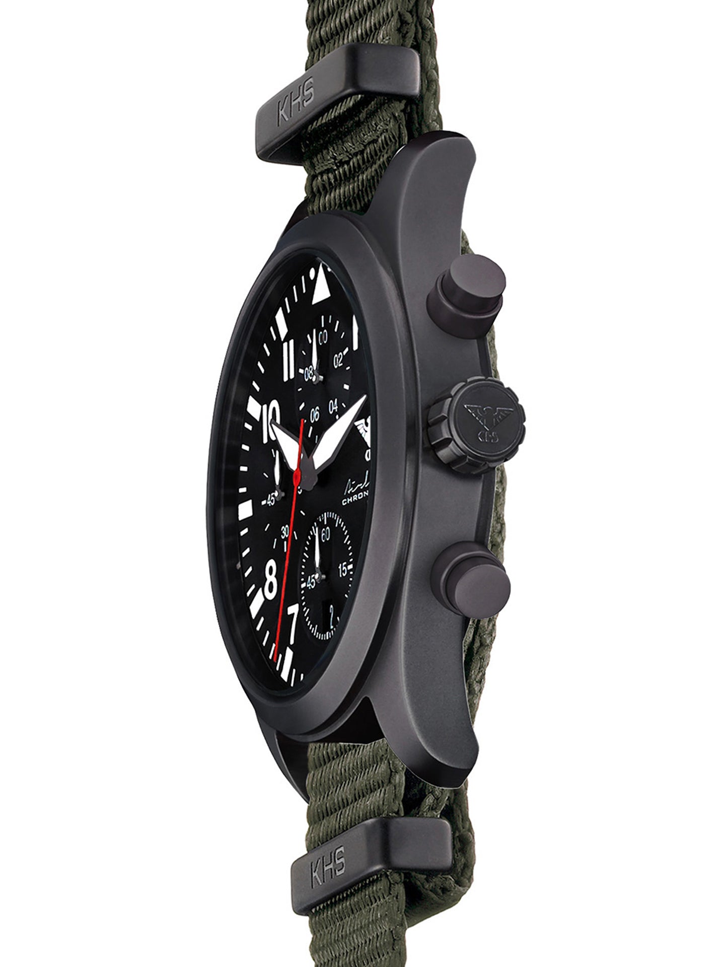 AIRLEADER | Quarz Chronograph | Black Steel