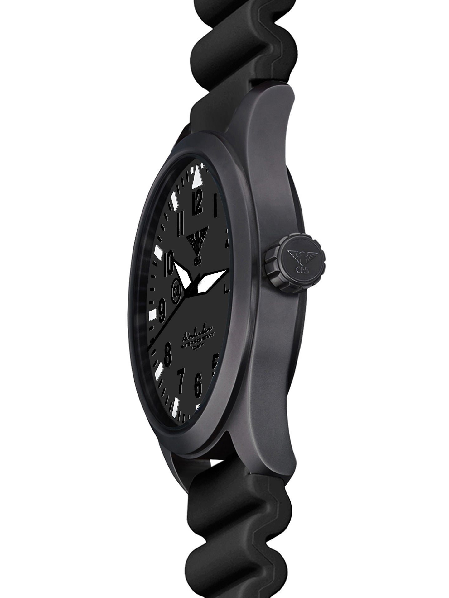 AIRLEADER | Quarz Analog | Black Steel XTAC