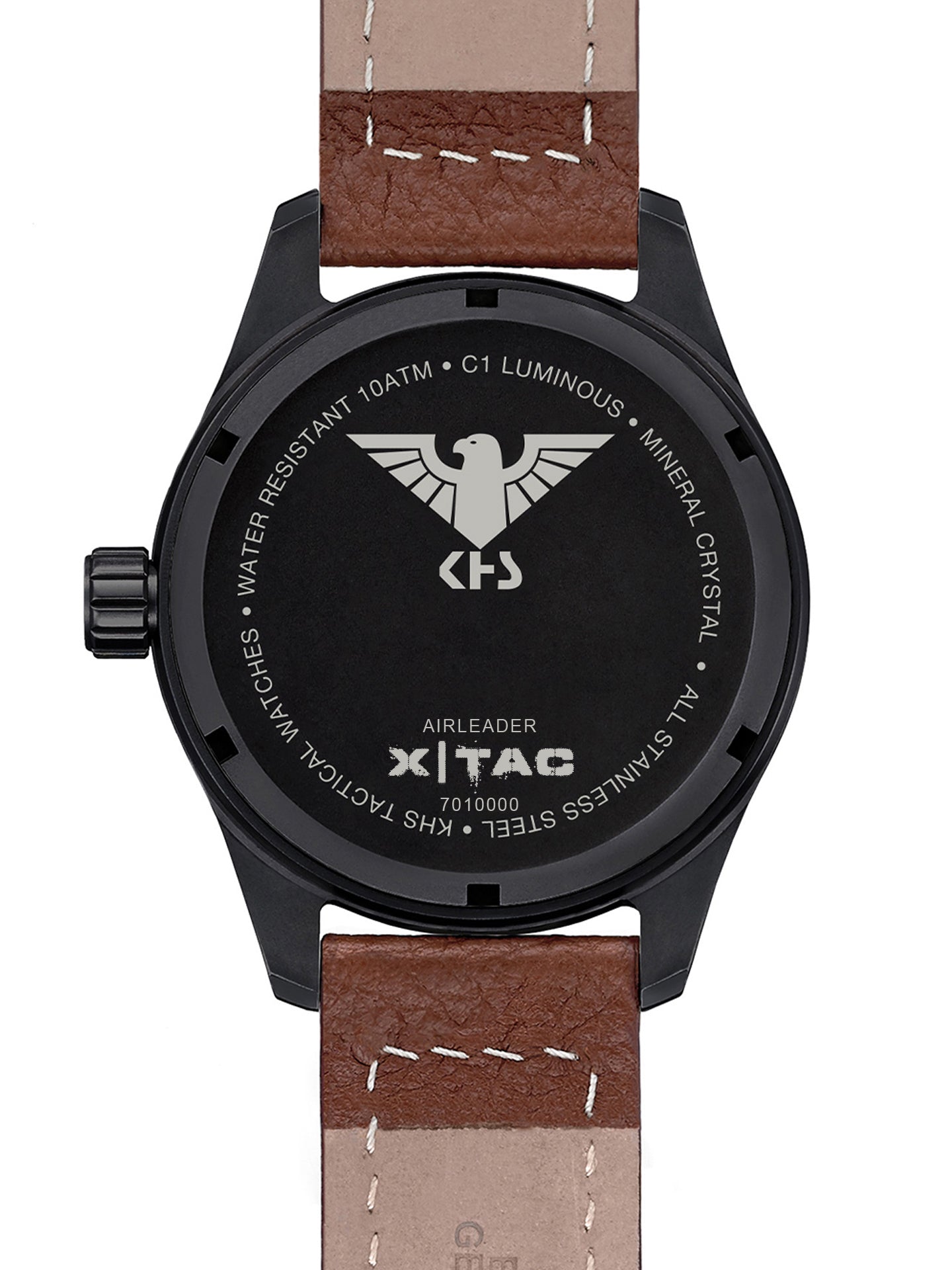 AIRLEADER | Quarz Analog | Black Steel XTAC