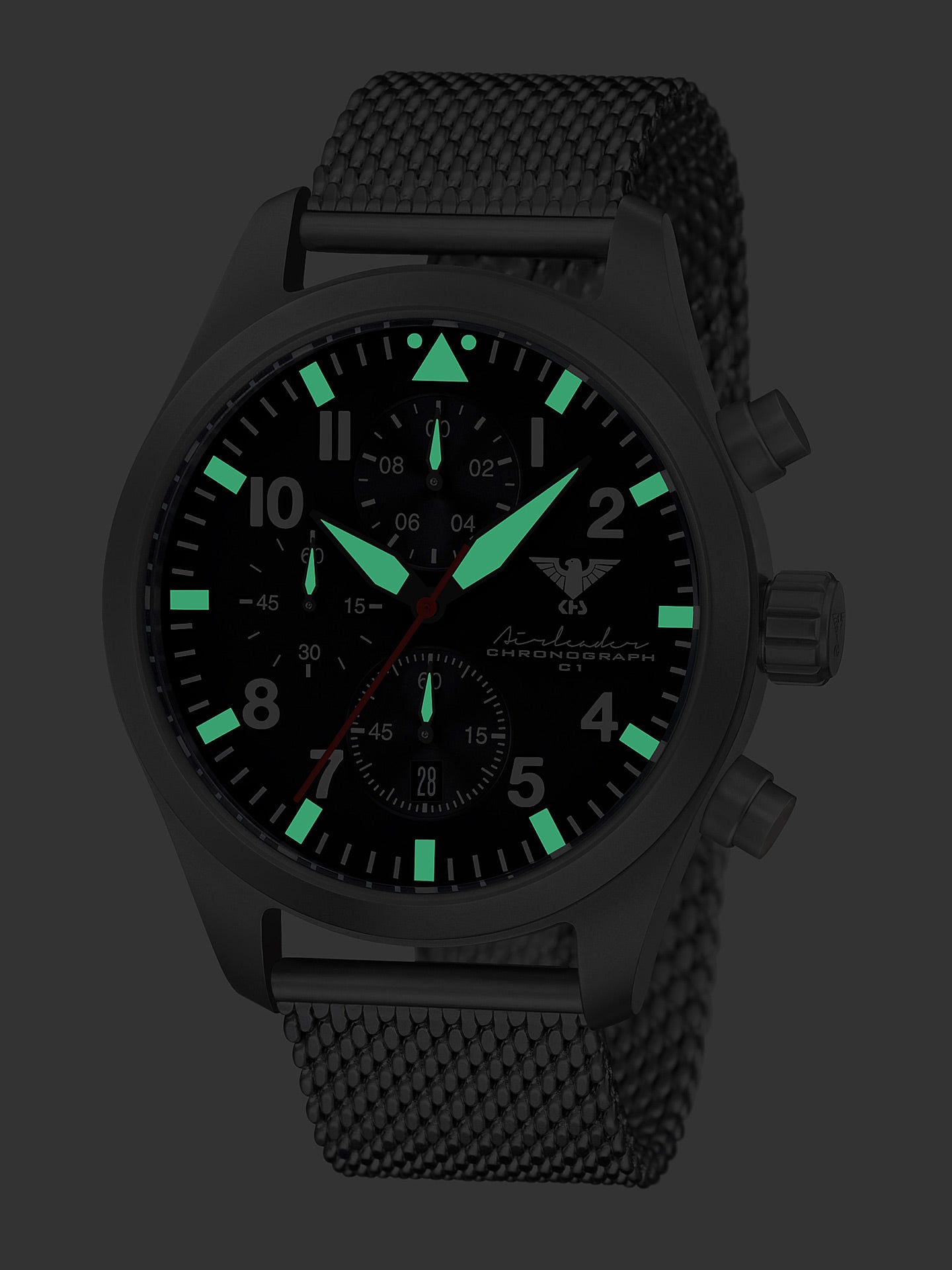 AIRLEADER | Quarz Chronograph | Steel