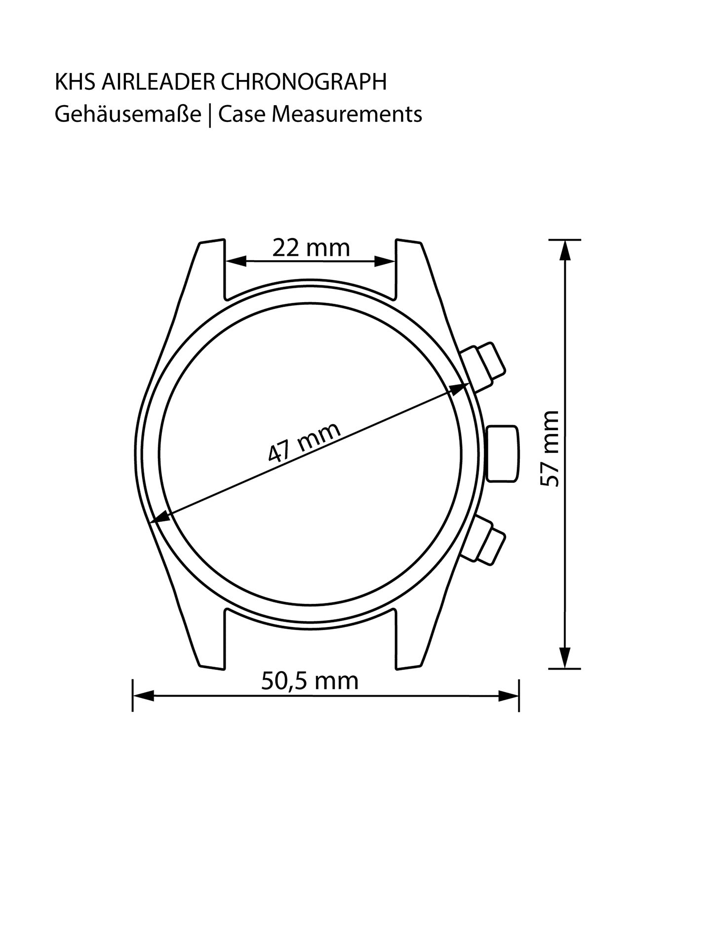 AIRLEADER | Quarz Chronograph | Steel