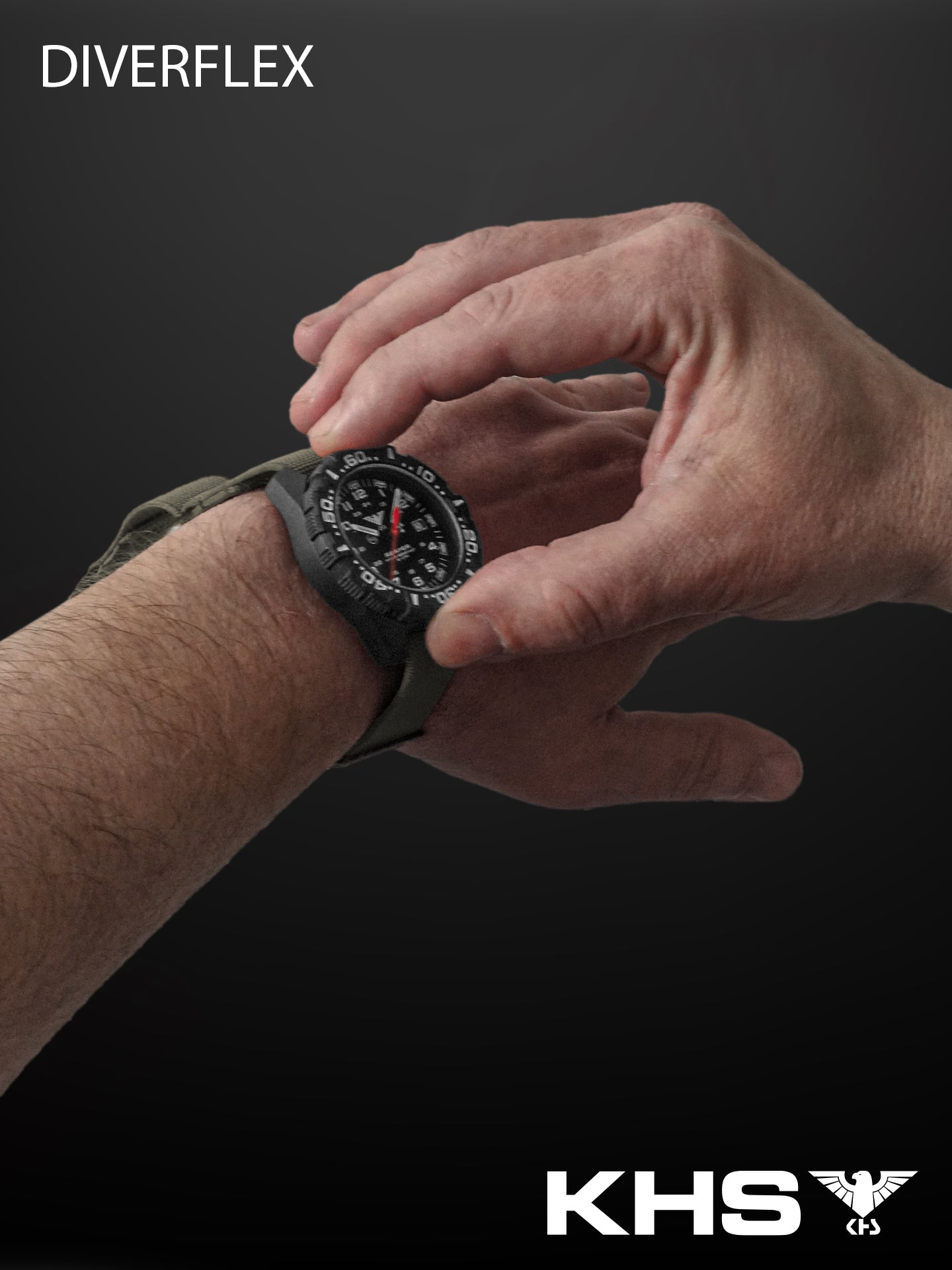 DIVERFLEX® Band Steingrau-Oliv