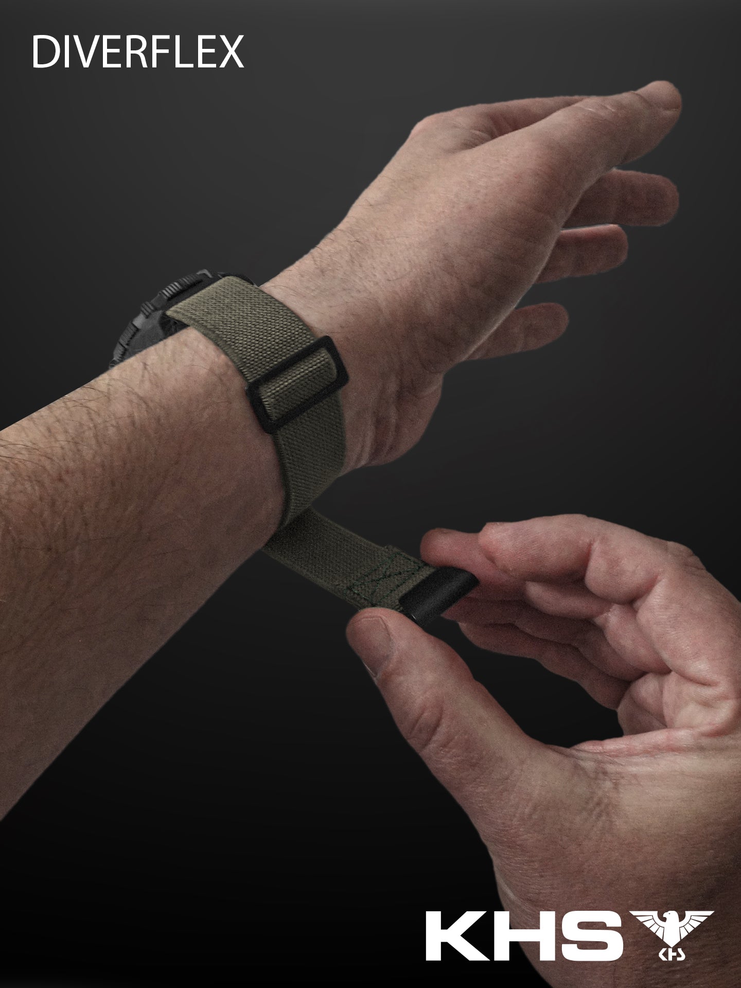 DIVERFLEX® Band Steingrau-Oliv