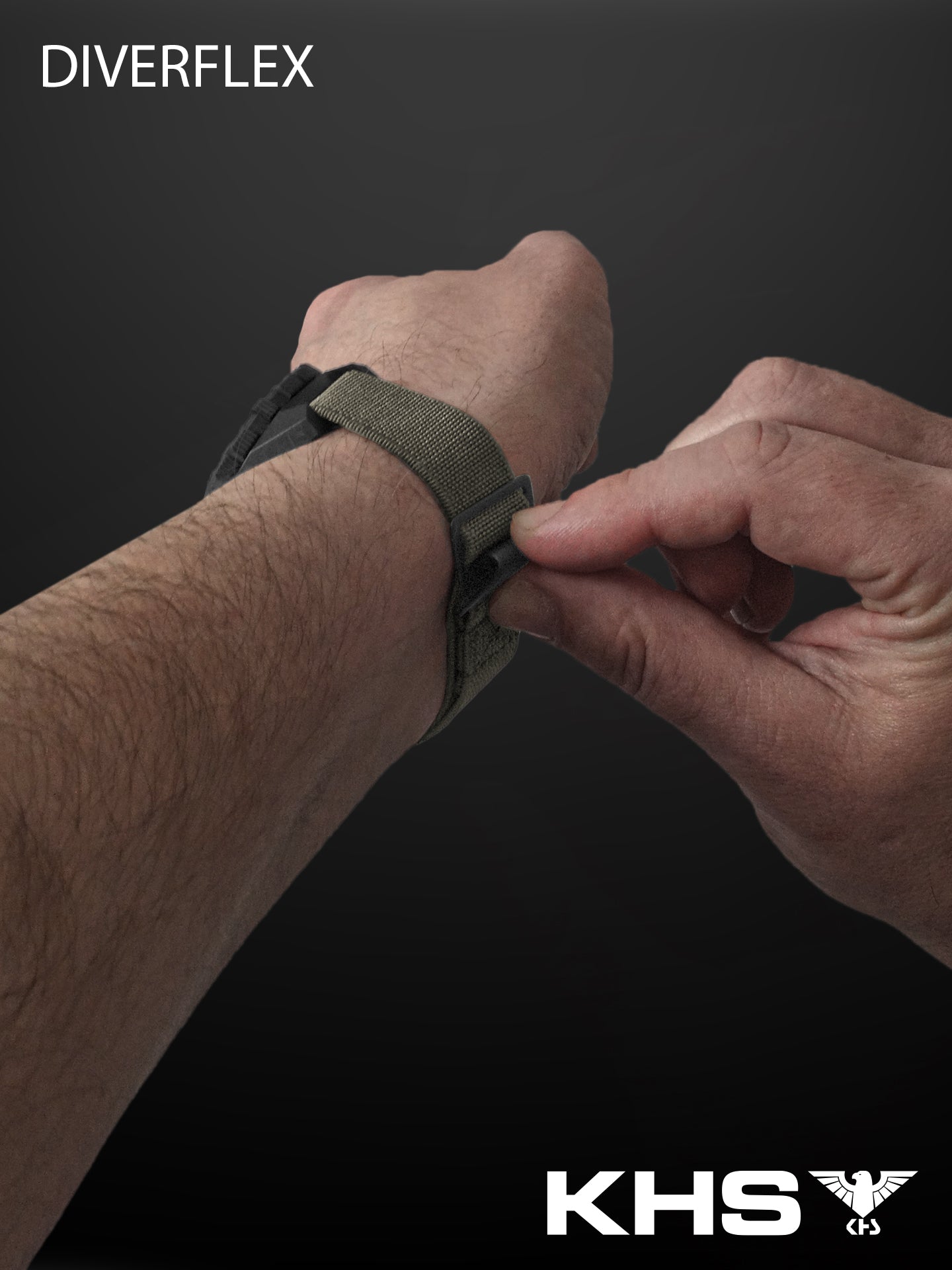 DIVERFLEX® Band Steingrau-Oliv