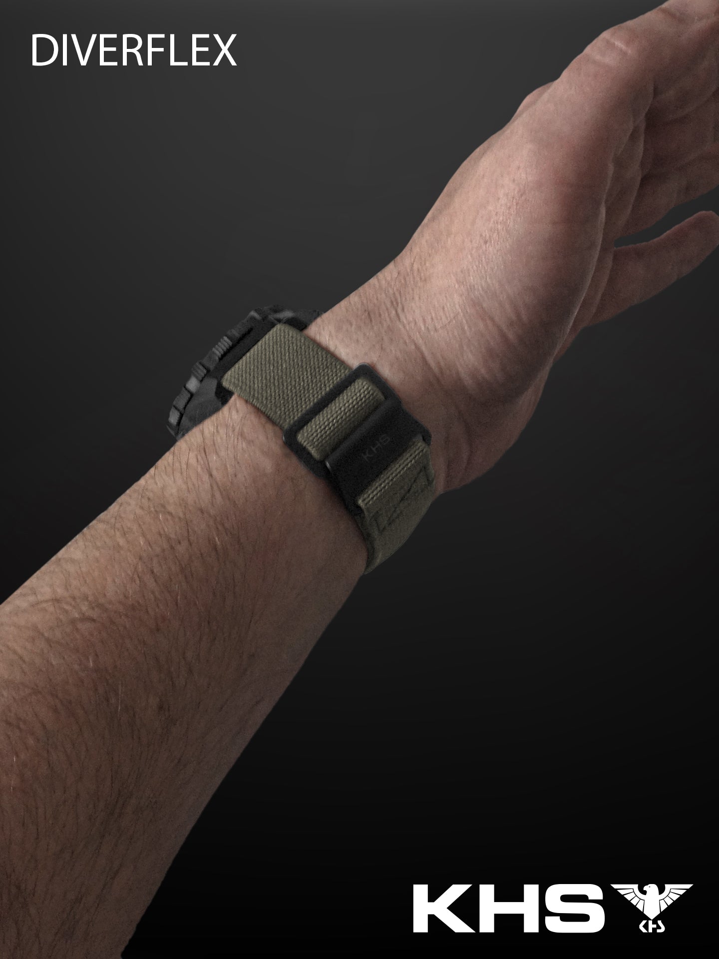 DIVERFLEX® Band Steingrau-Oliv