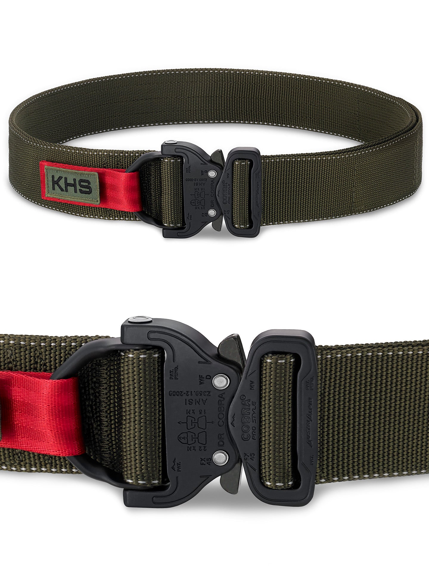 Einsatzgürtel Steingrau-Oliv