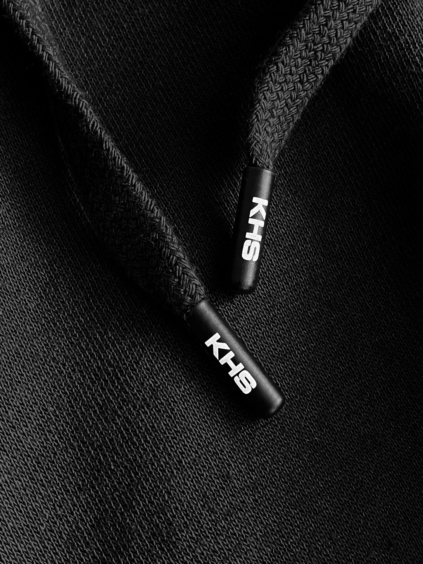 KHS Hoodie mit Zipper Schwarz