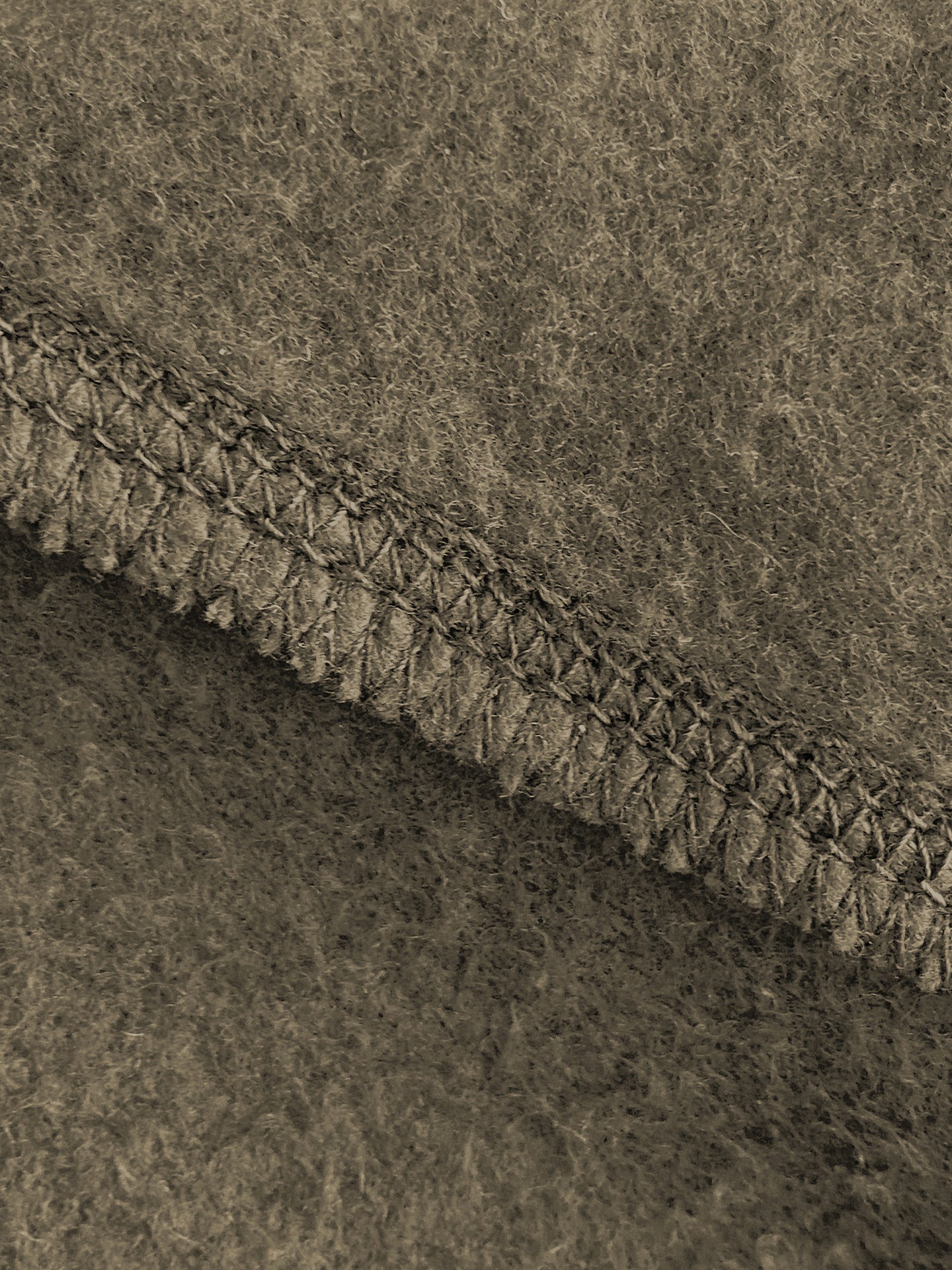 KHS Hoodie mit Zipper Steingrau-Oliv