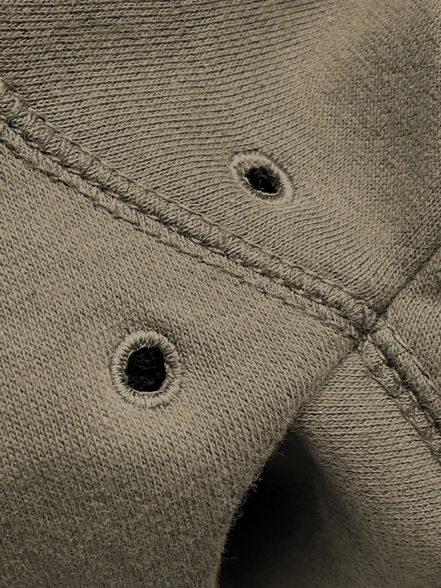 KHS Hoodie mit Zipper Steingrau-Oliv