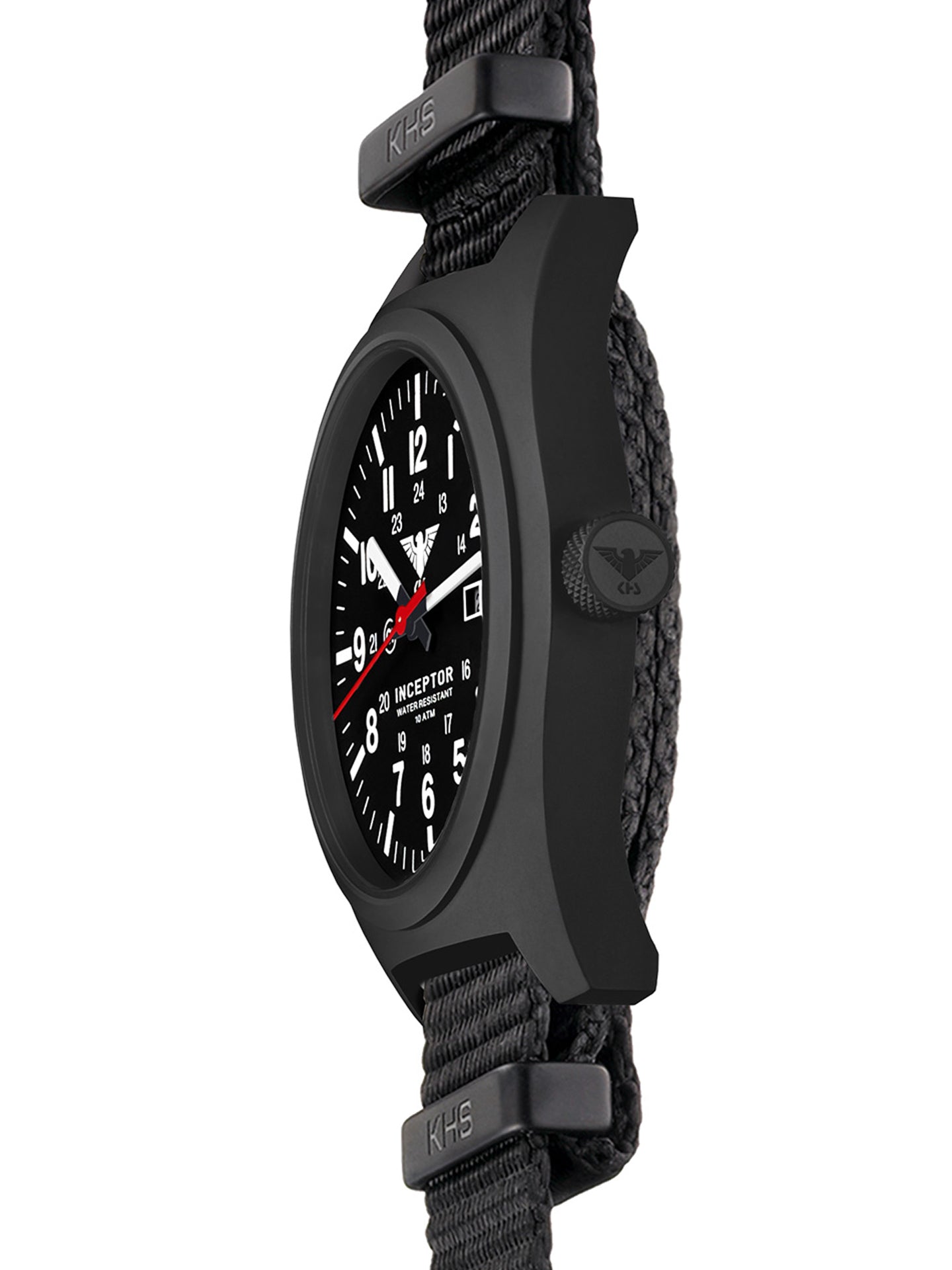 INCEPTOR | Quartz Analog | Black Steel