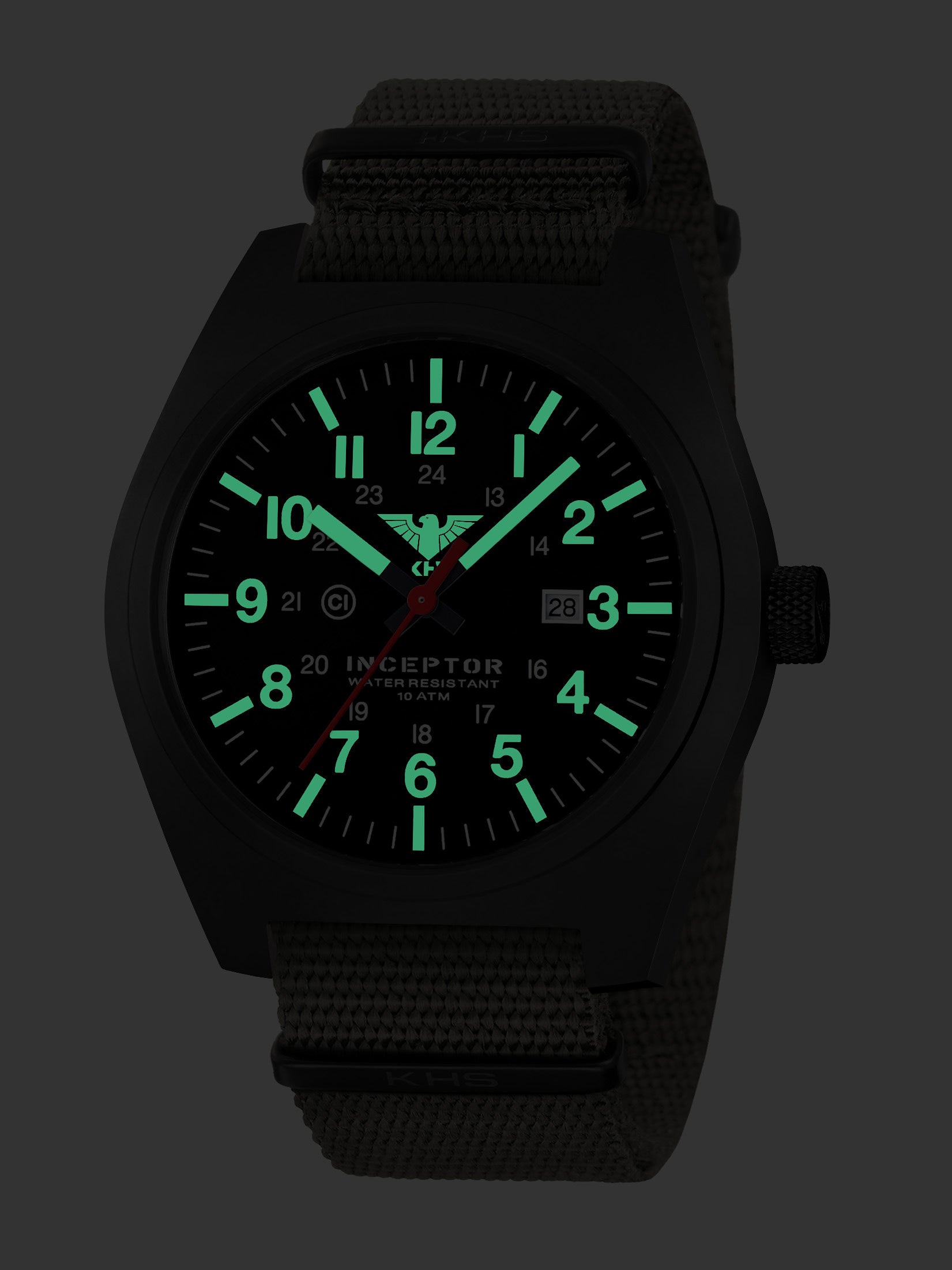 INCEPTOR | Quartz Analog | Black Steel