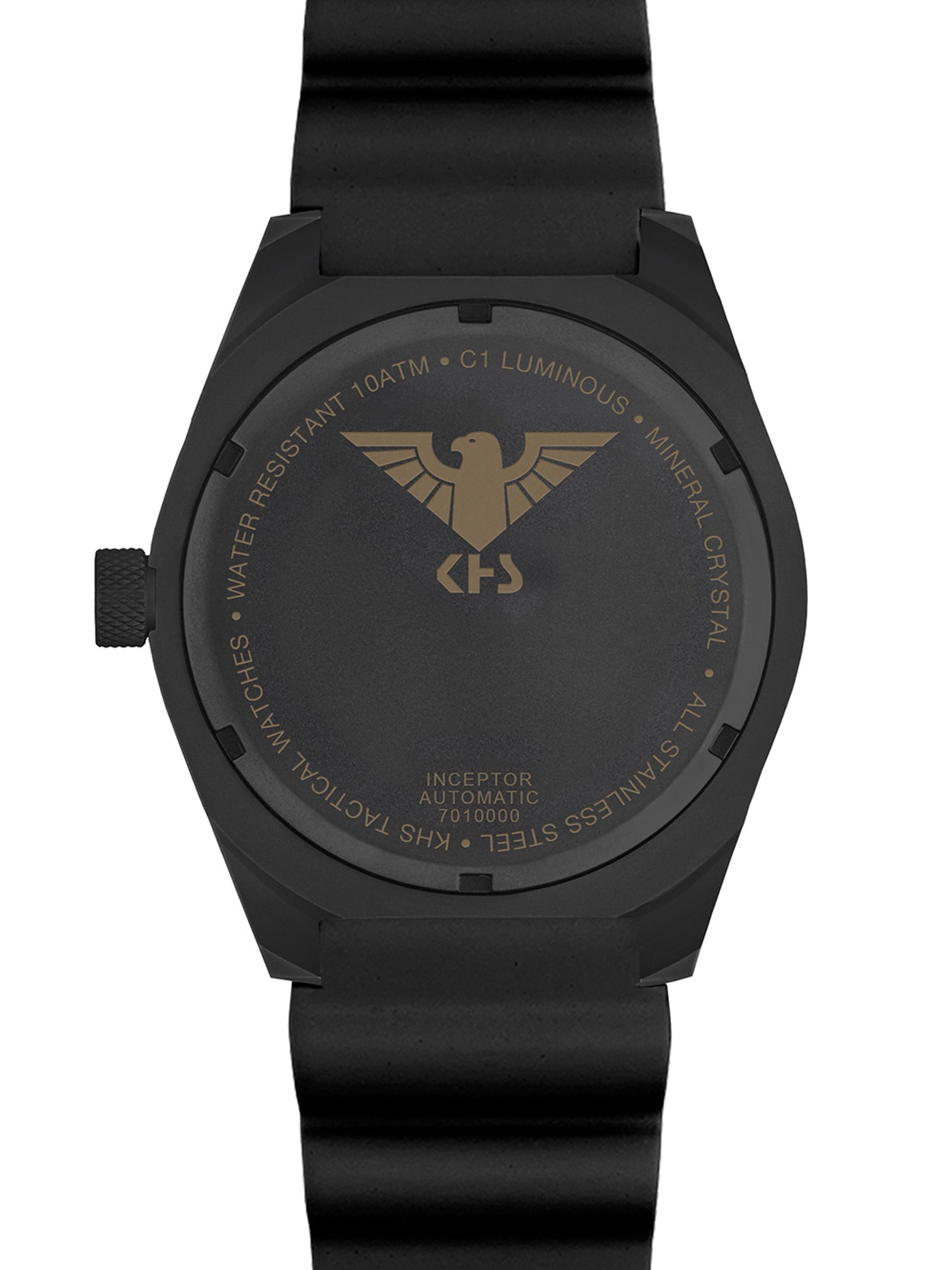 INCEPTOR | Automatic Analog | Black Steel