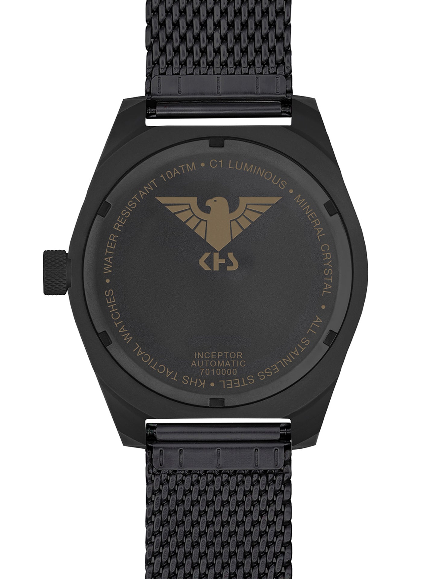 INCEPTOR | Automatic Analog | Black Steel