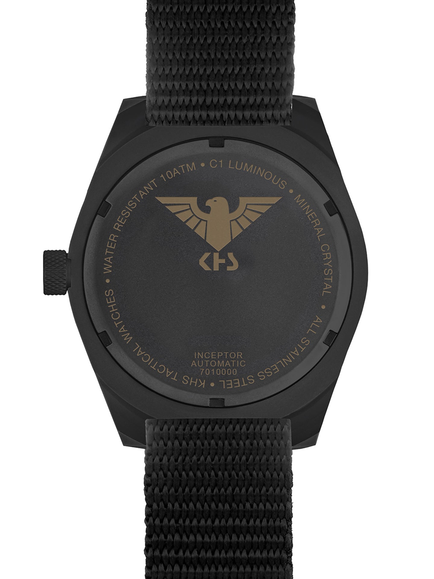 INCEPTOR | Automatic Analog | Black Steel