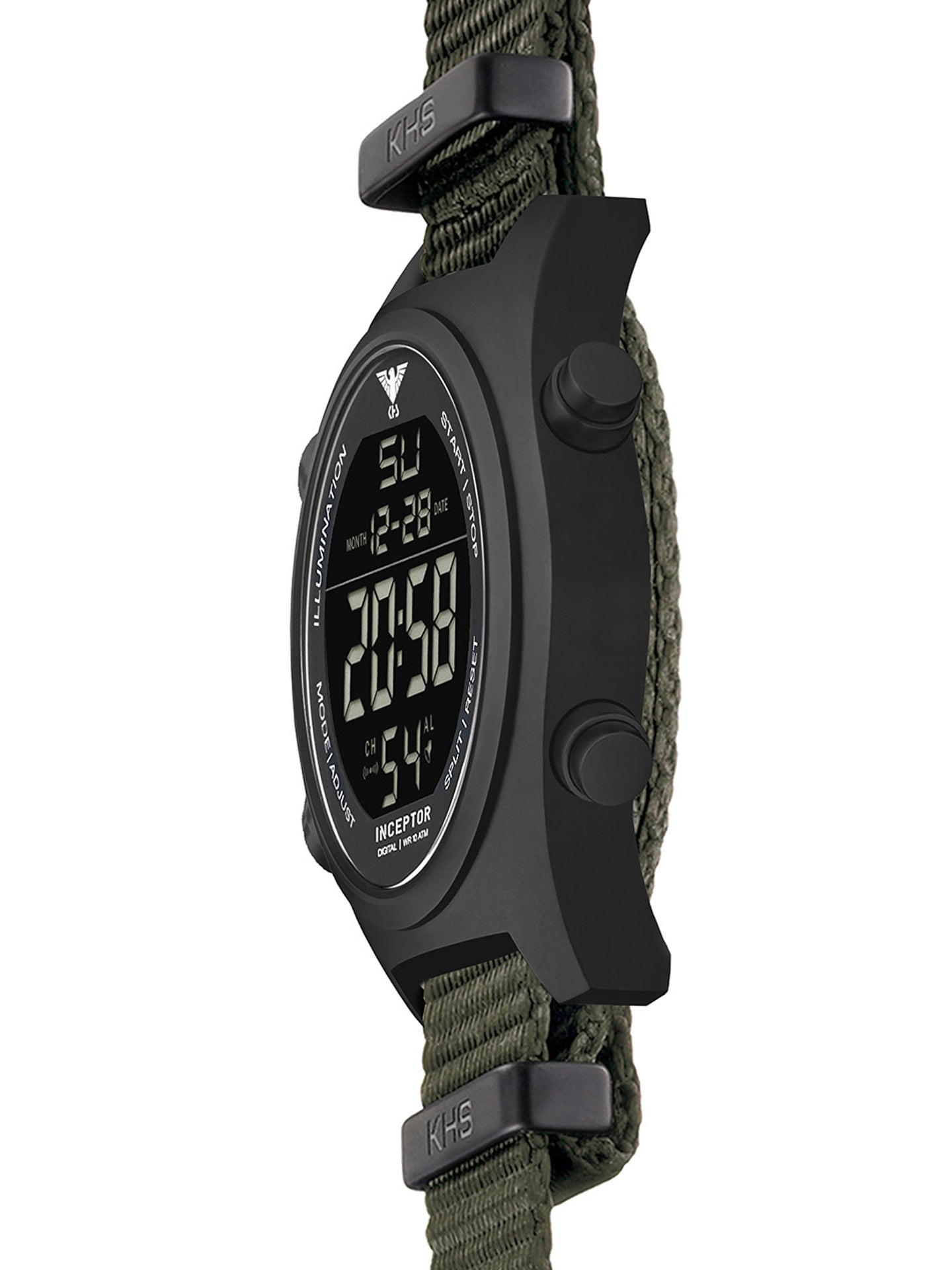 INCEPTOR | Quarz Digital | Black Steel