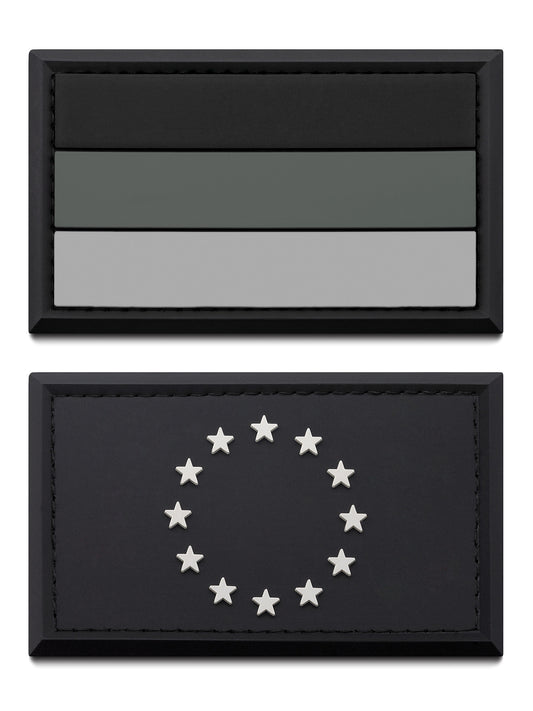 Flag Patches DE and EU black