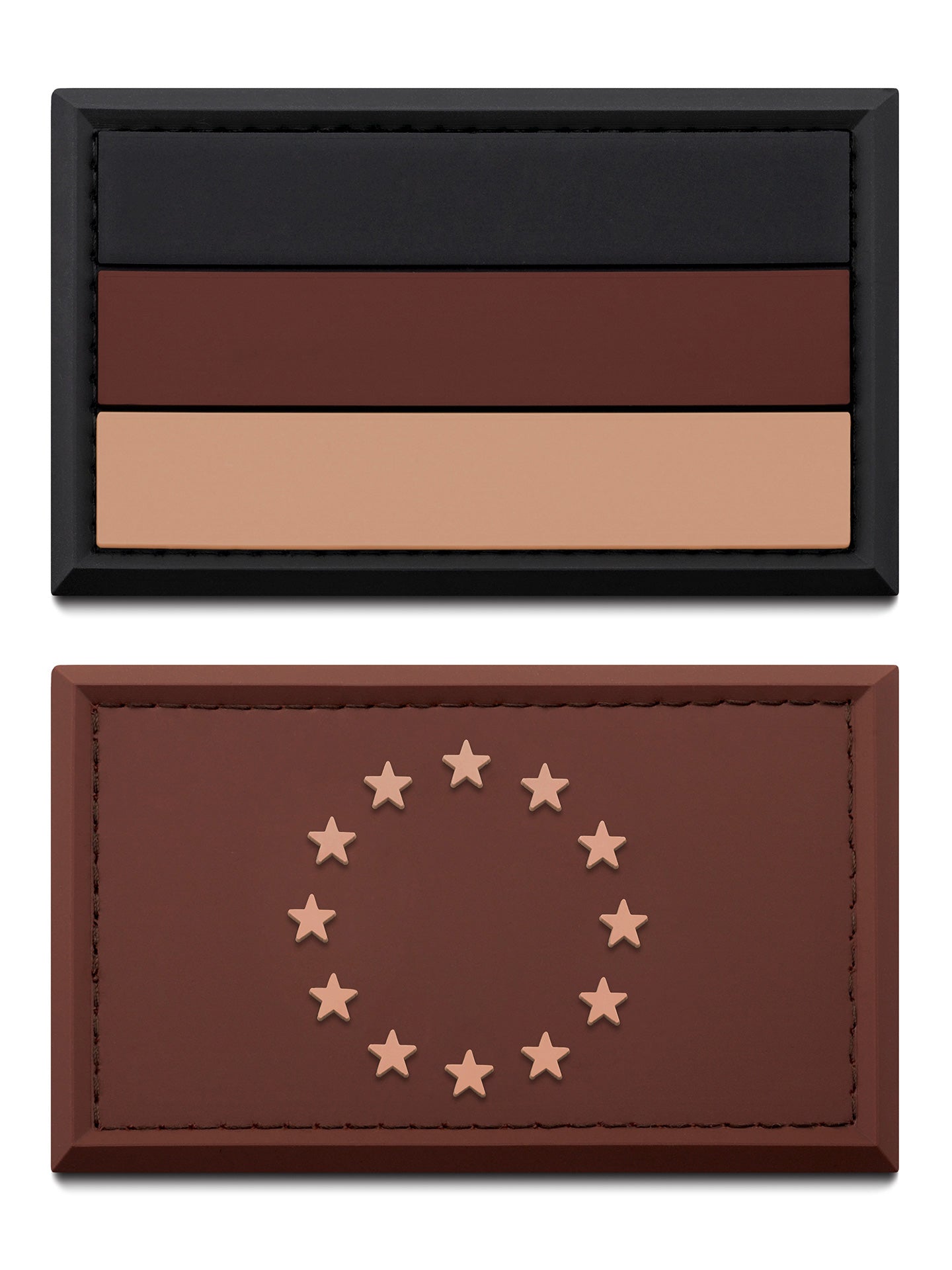 Flag Patches DE and EU Tan