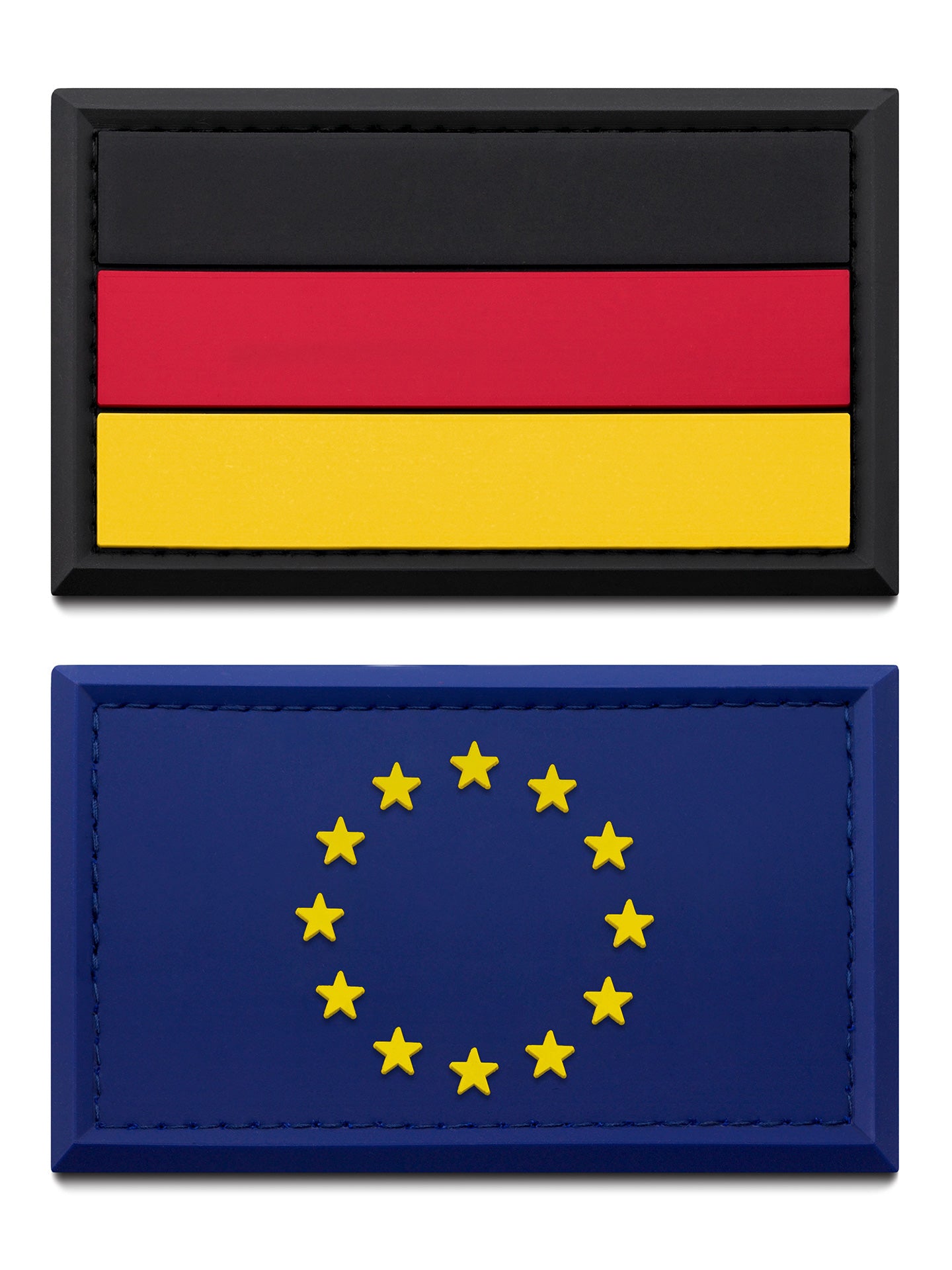 Flaggen Patches DE und EU
