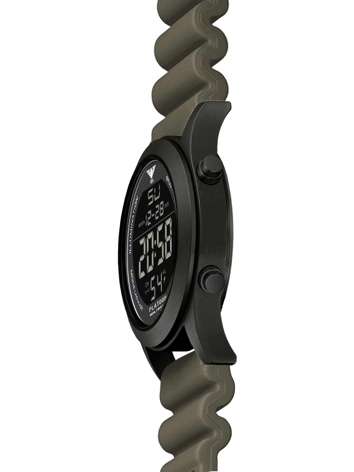 PLATOON | Quarz Digital | Black Steel