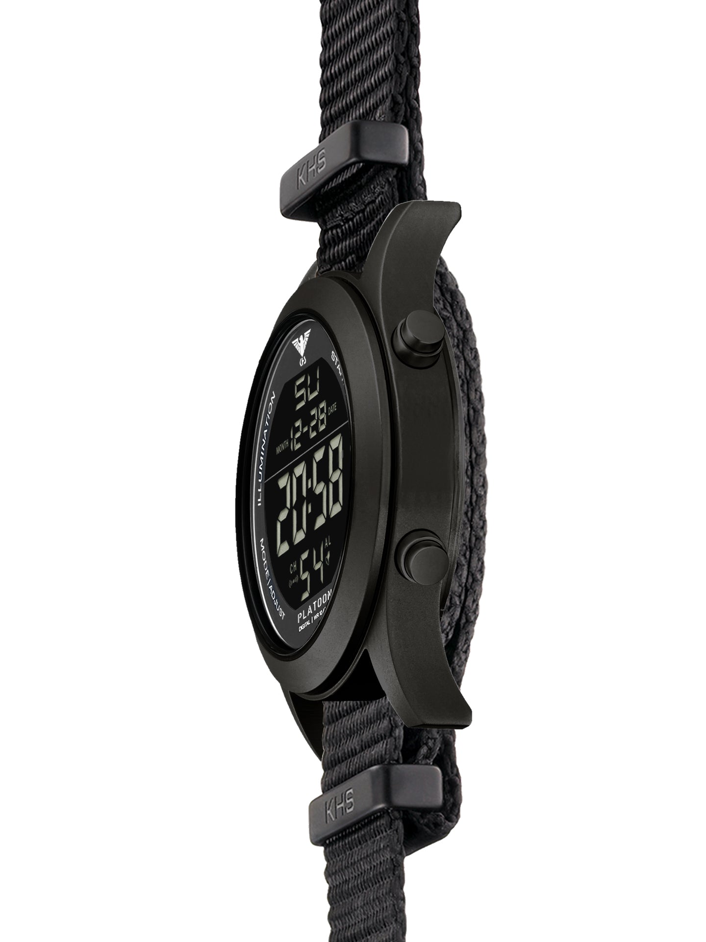 PLATOON | Quarz Digital | Black Steel