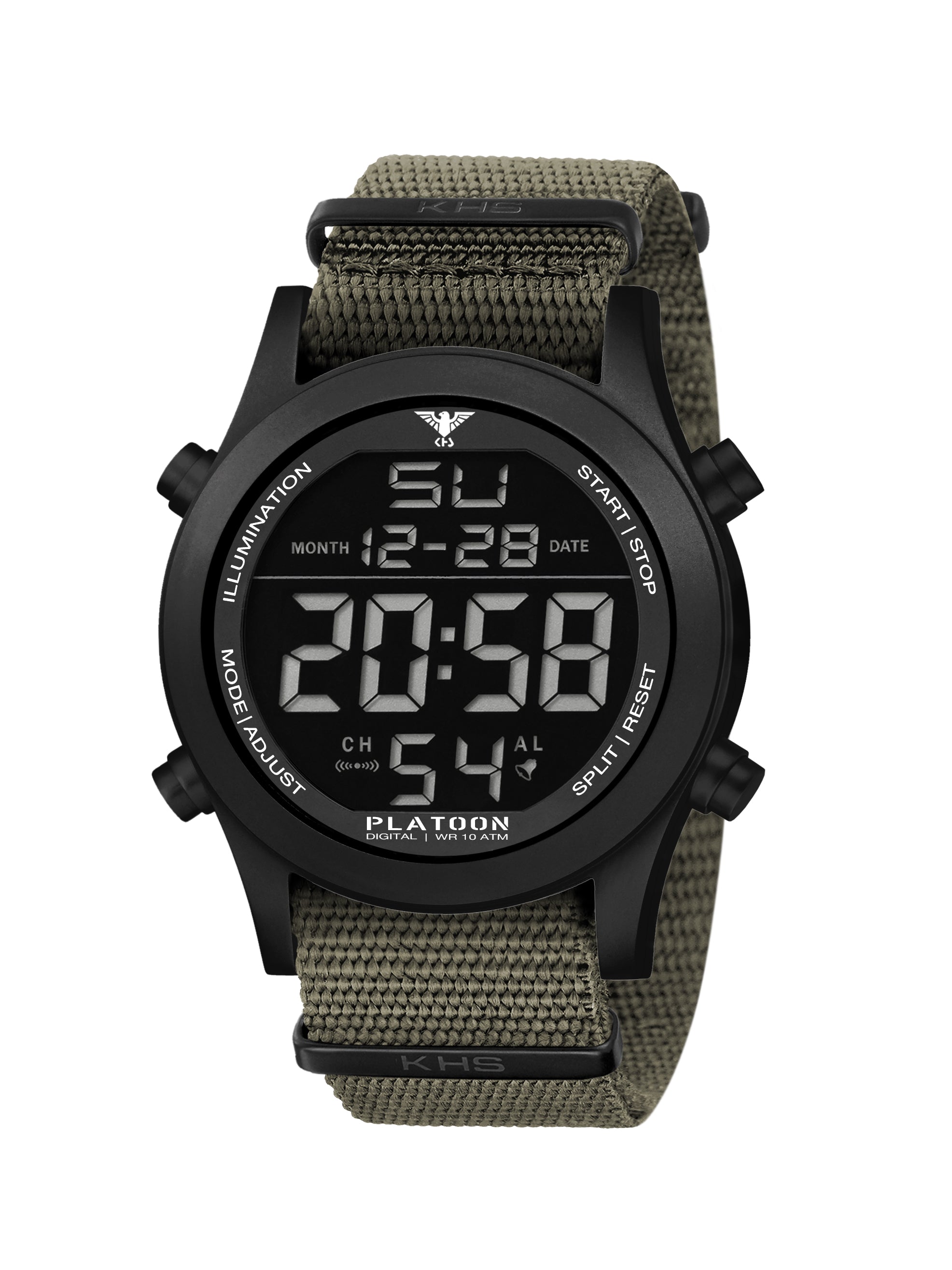 PLATOON | Quarz Digital | Black Steel