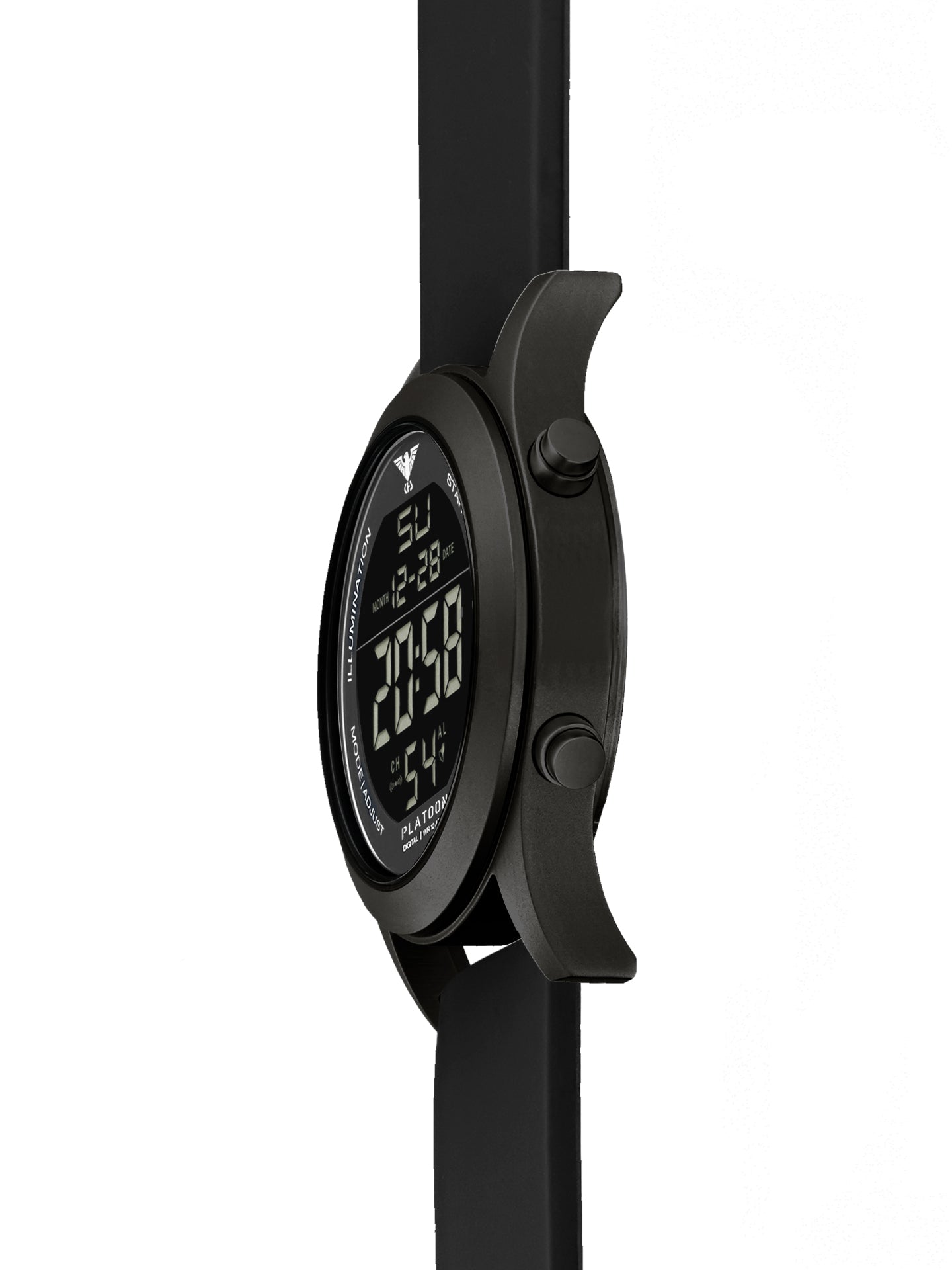 PLATOON | Quarz Digital | Black Steel