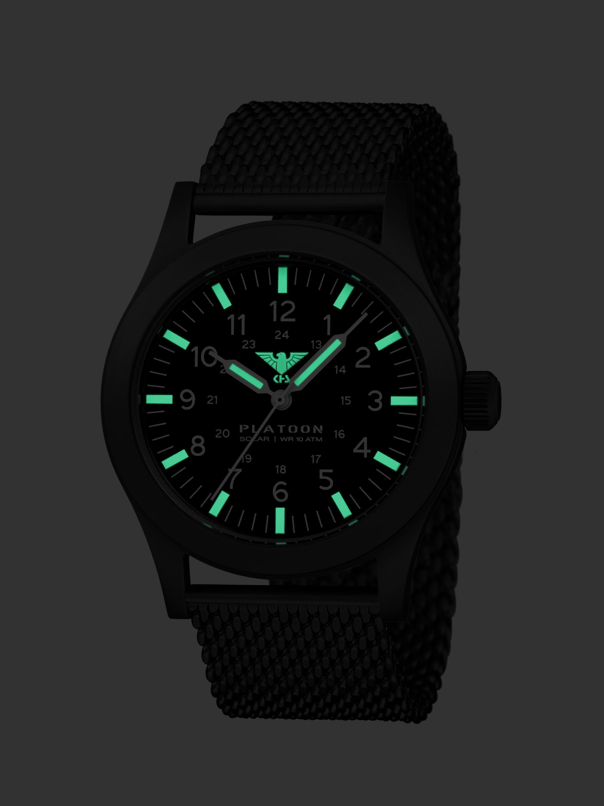 PLATOON | Quarz Solar | Black Steel