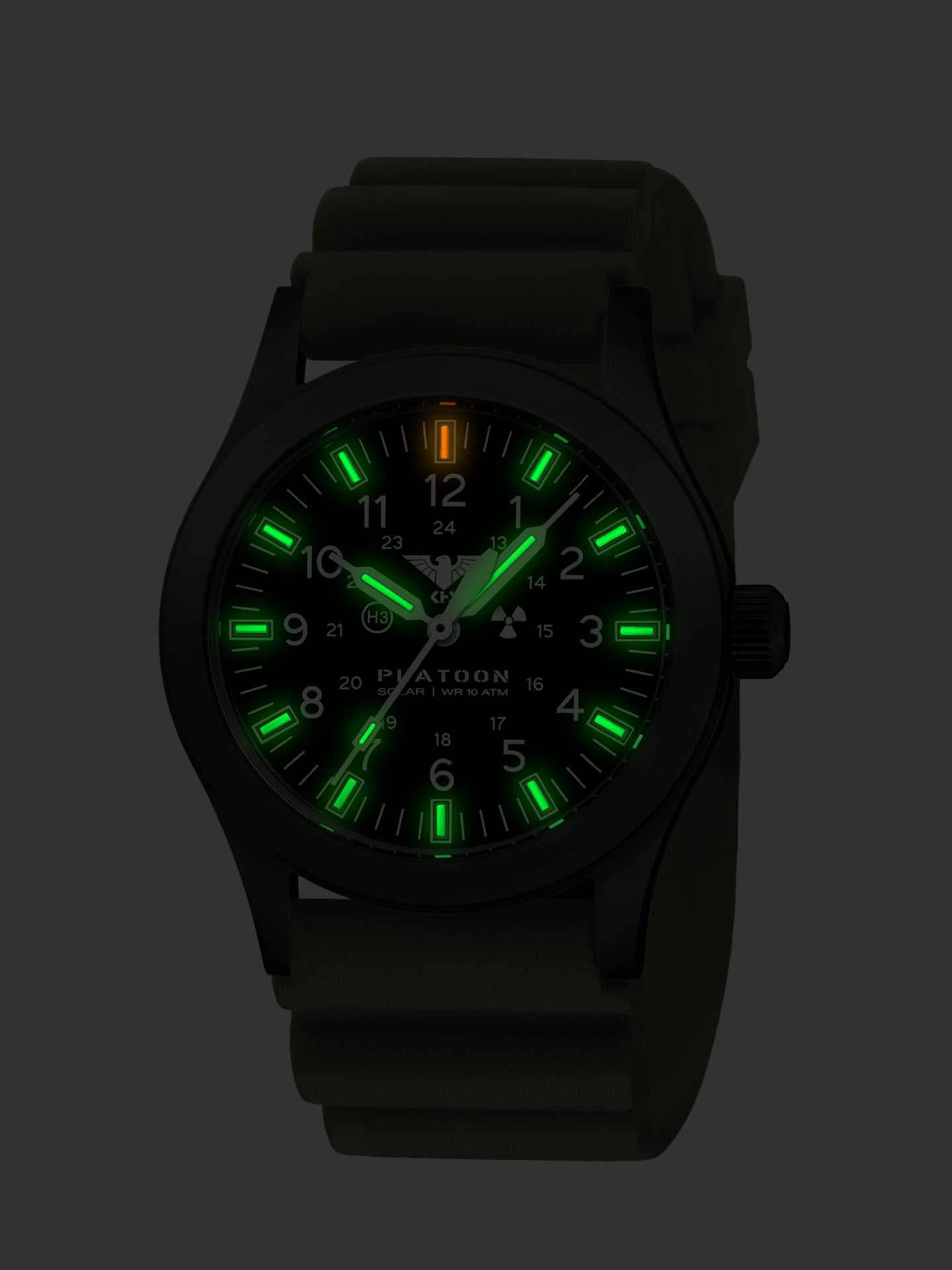 PLATOON | Quarz Solar | Black Steel