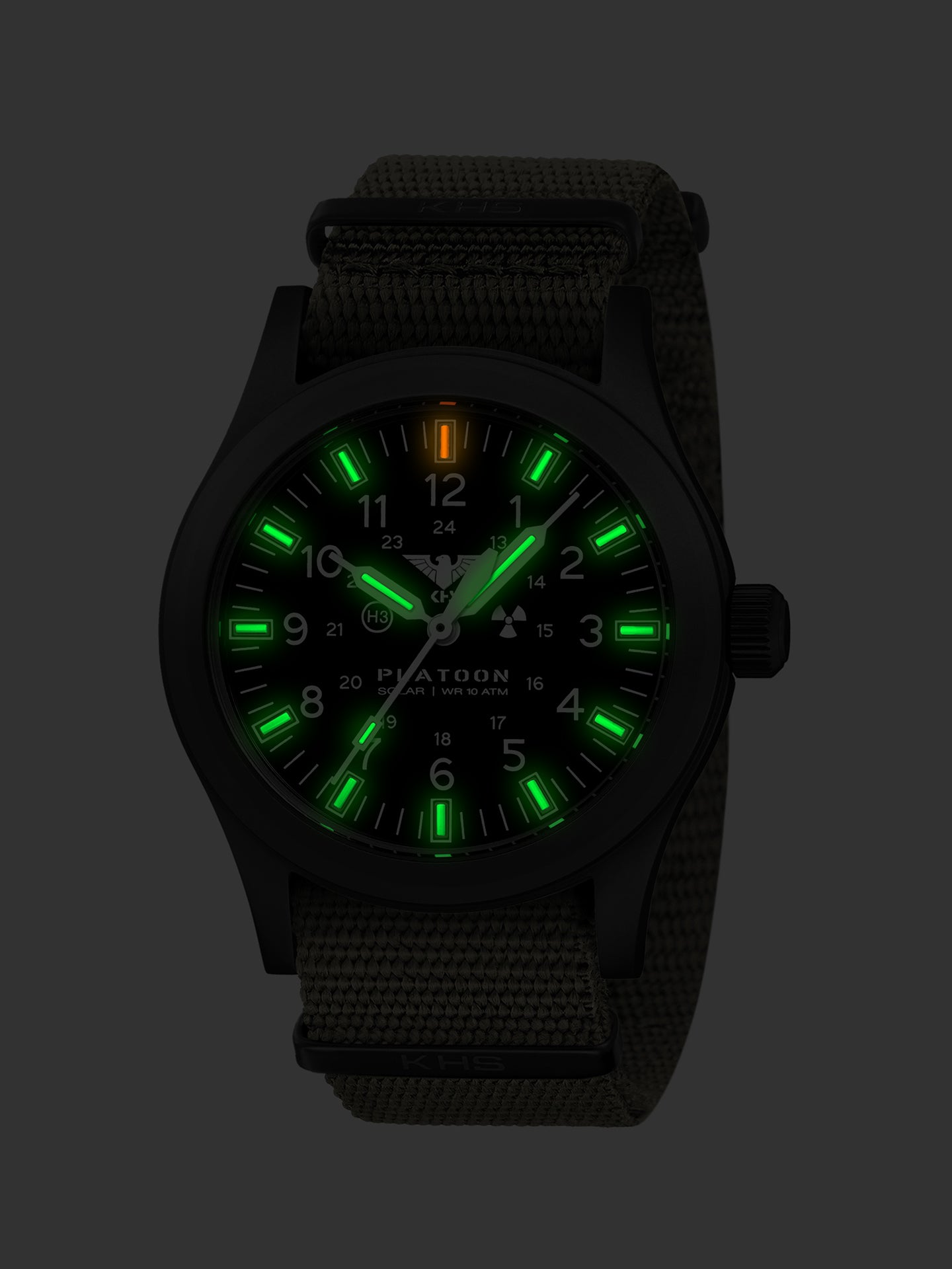 PLATOON | Quarz Solar | Black Steel