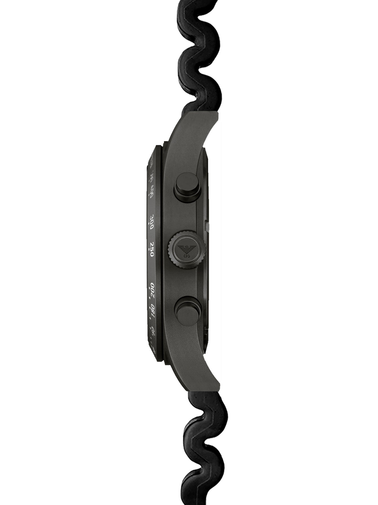 PLATOON | Quartz Solar Chronograph | Black Steel