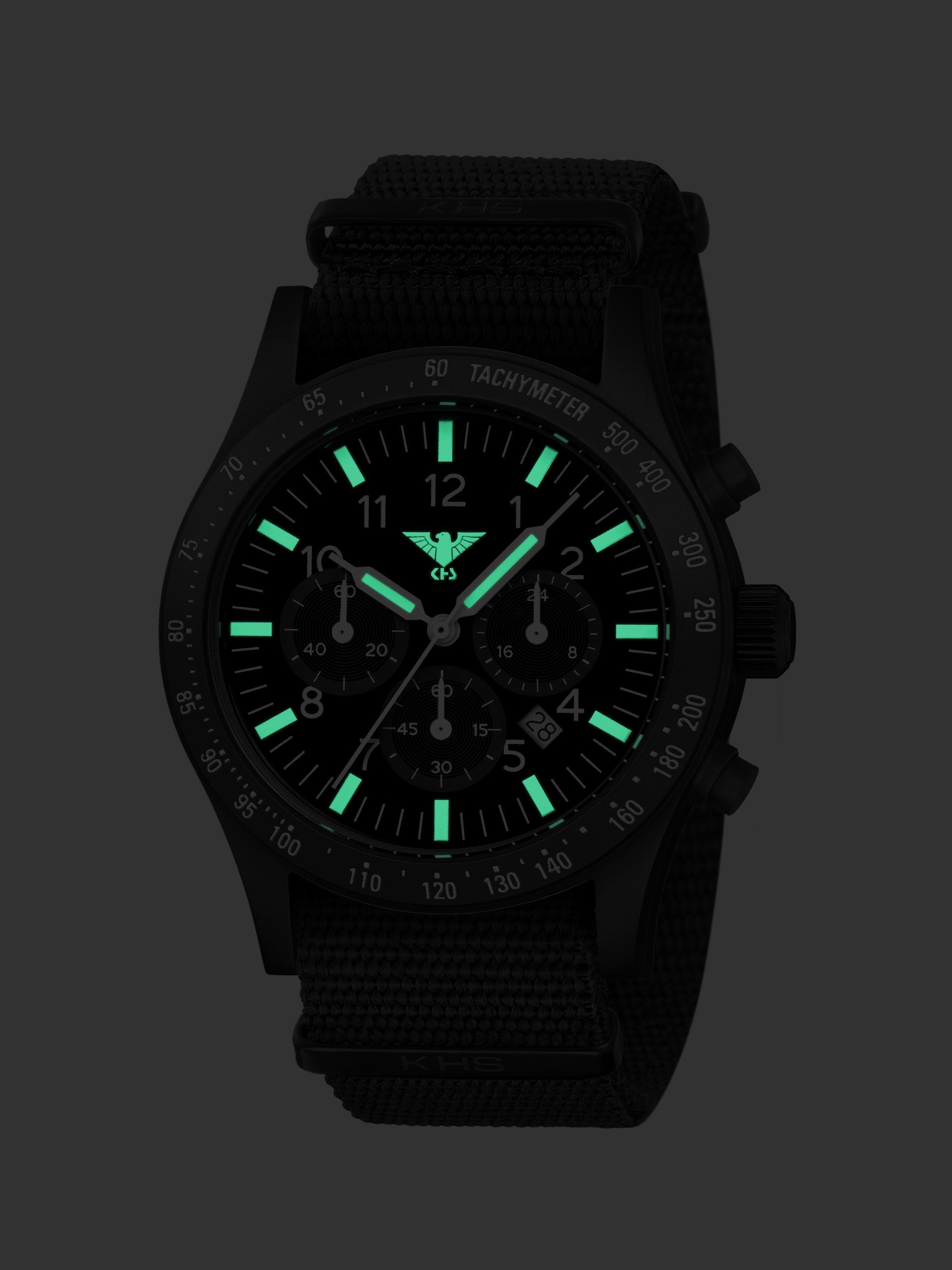 PLATOON | Quartz Solar Chronograph | Black Steel