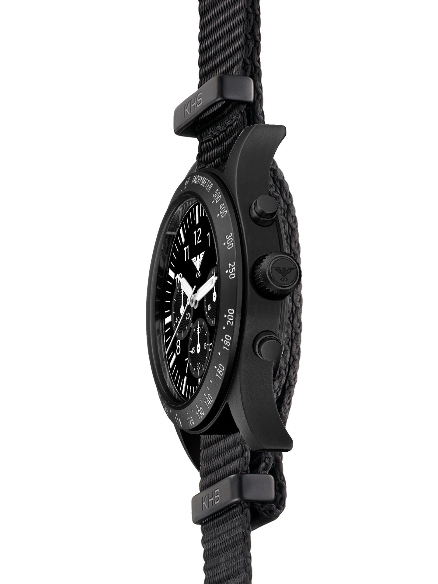 PLATOON | Quartz Solar Chronograph | Black Steel