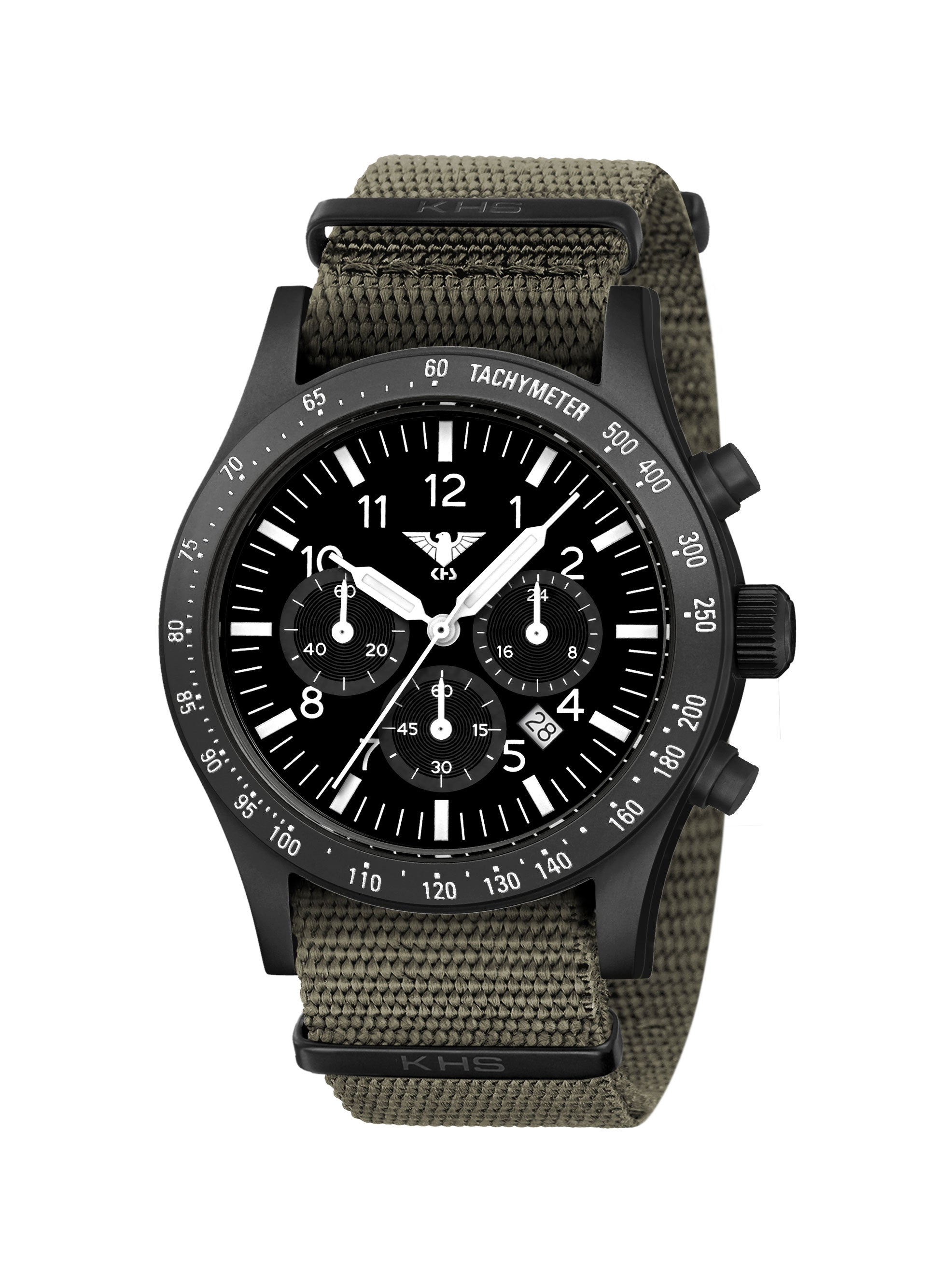 PLATOON | Quartz Solar Chronograph | Black Steel