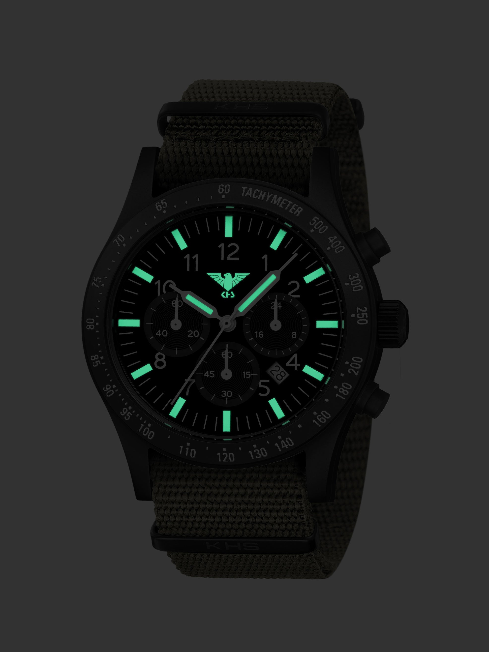PLATOON | Quartz Solar Chronograph | Black Steel