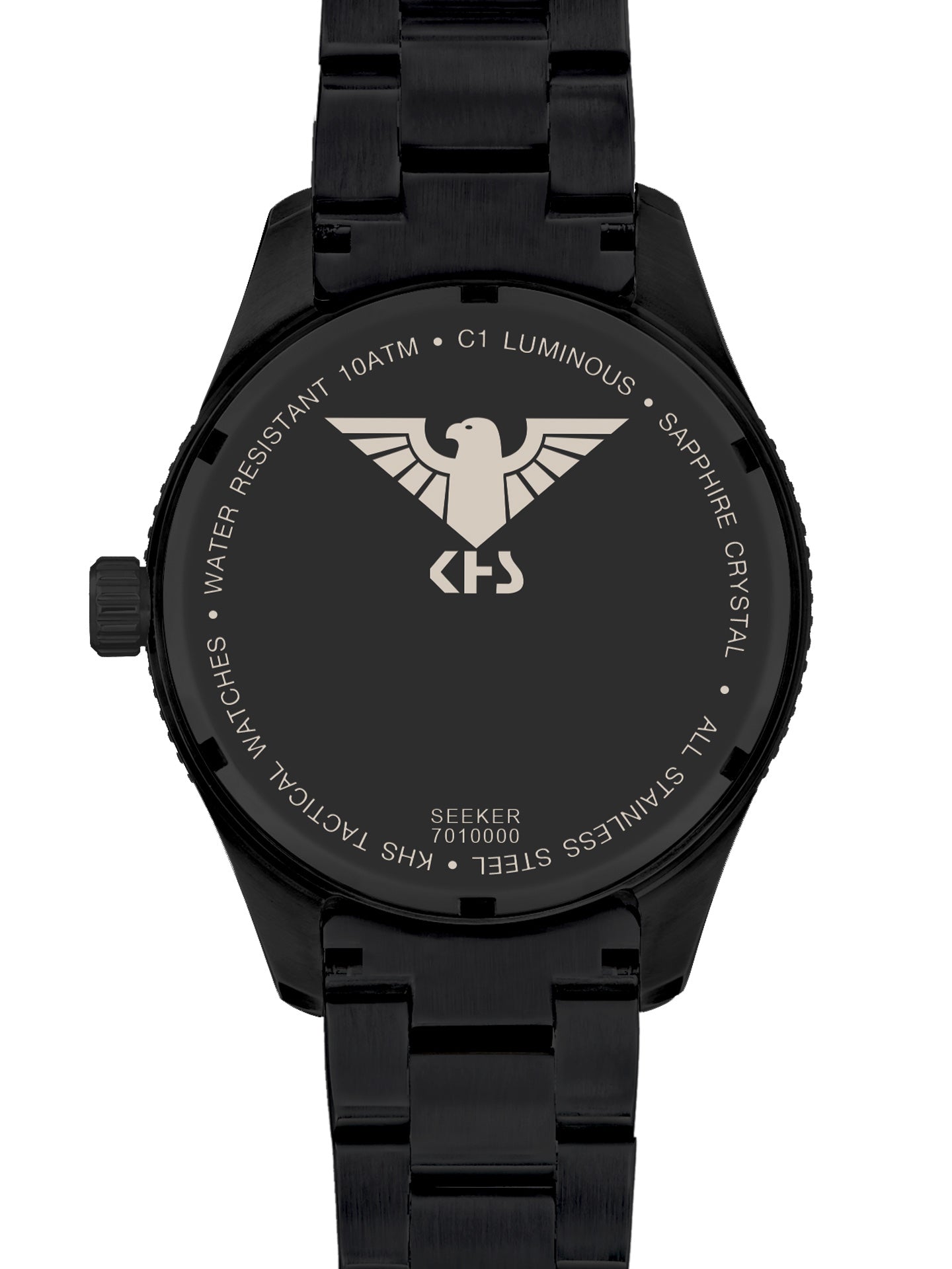 SEEKER | Quarz Analog | Black Steel