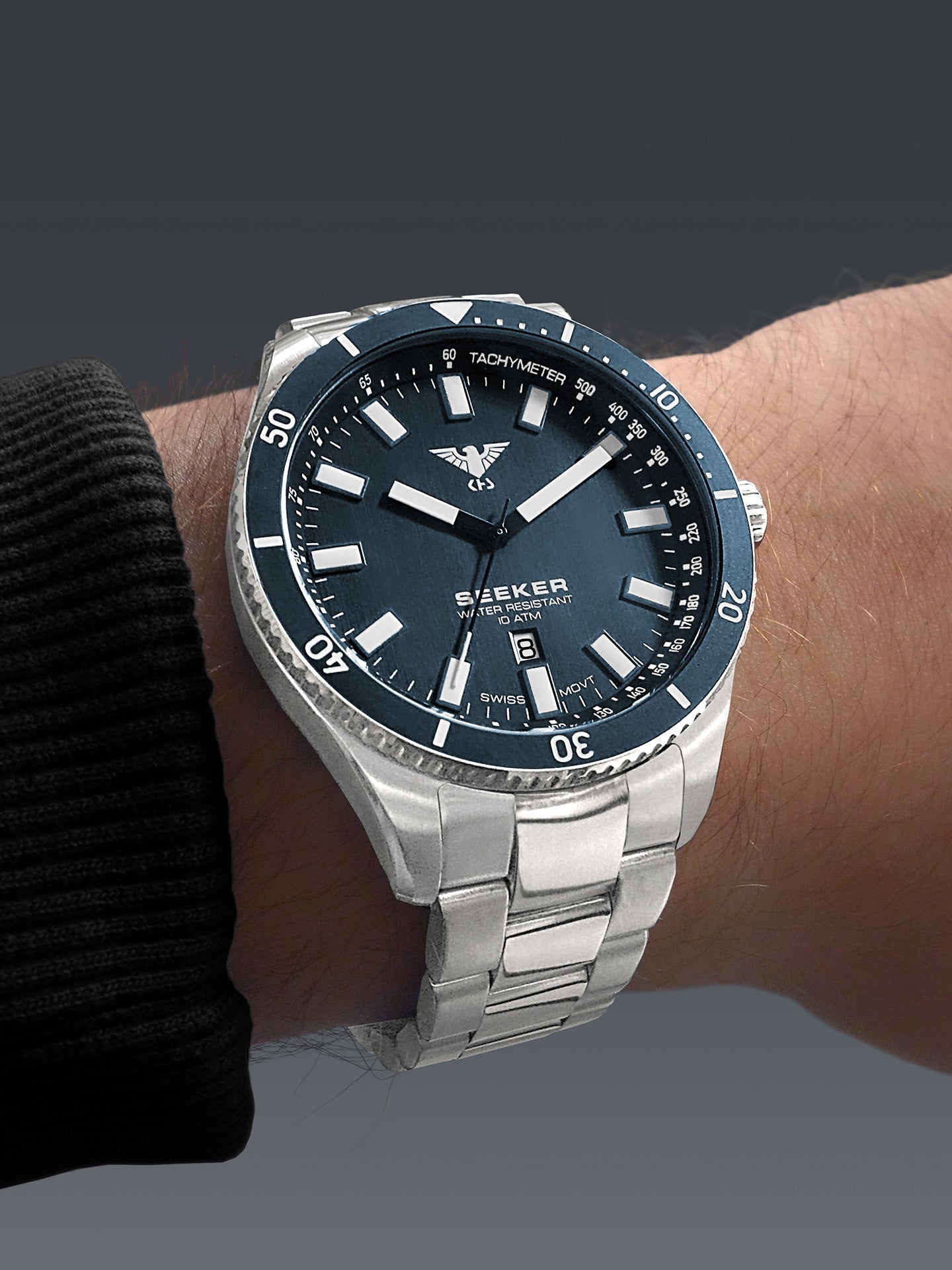 SEEKER | Quarz Analog | Steel Blue Edition